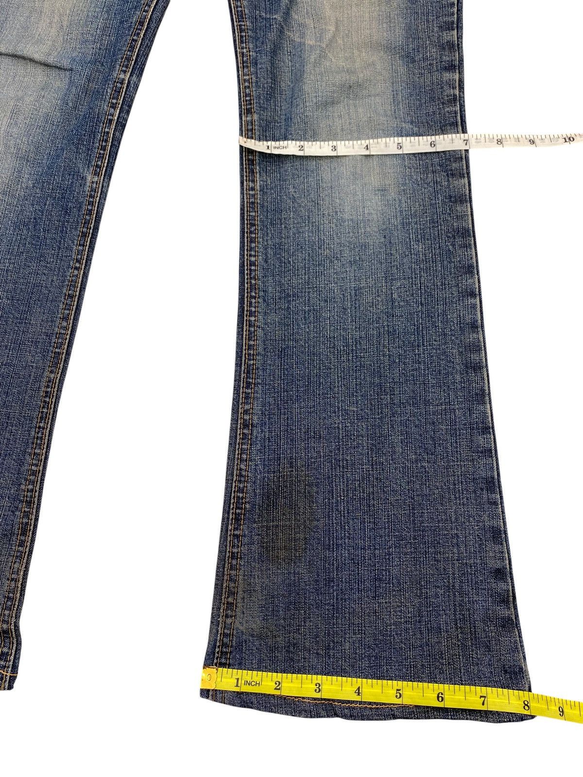 Other Japanese Brand Double Waist Style Faded Jeans Size US 32 / EU 48 - 12 Thumbnail