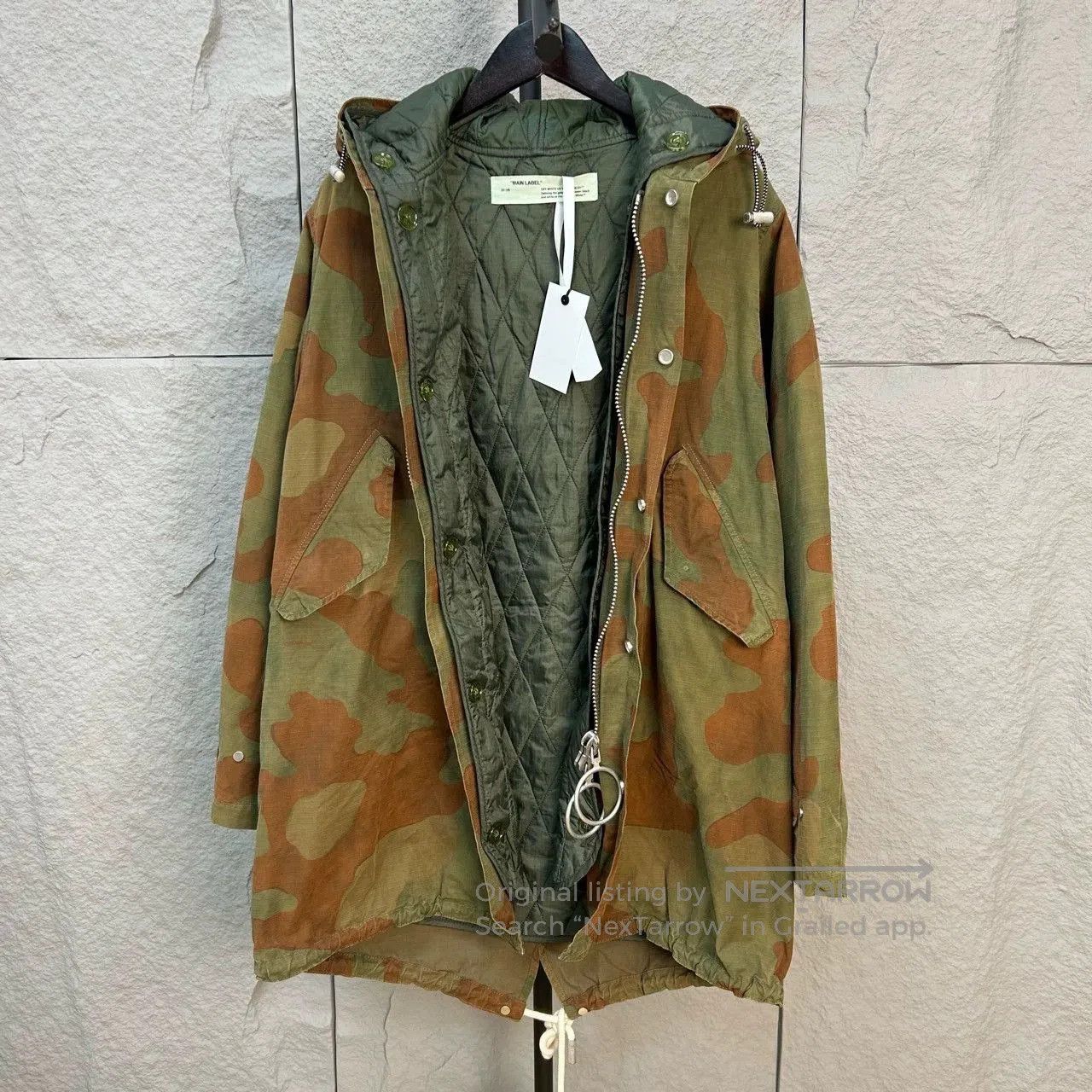 Schott off white military style jacket size XS. Size US XS / EU 42 / 0 - 3 Thumbnail