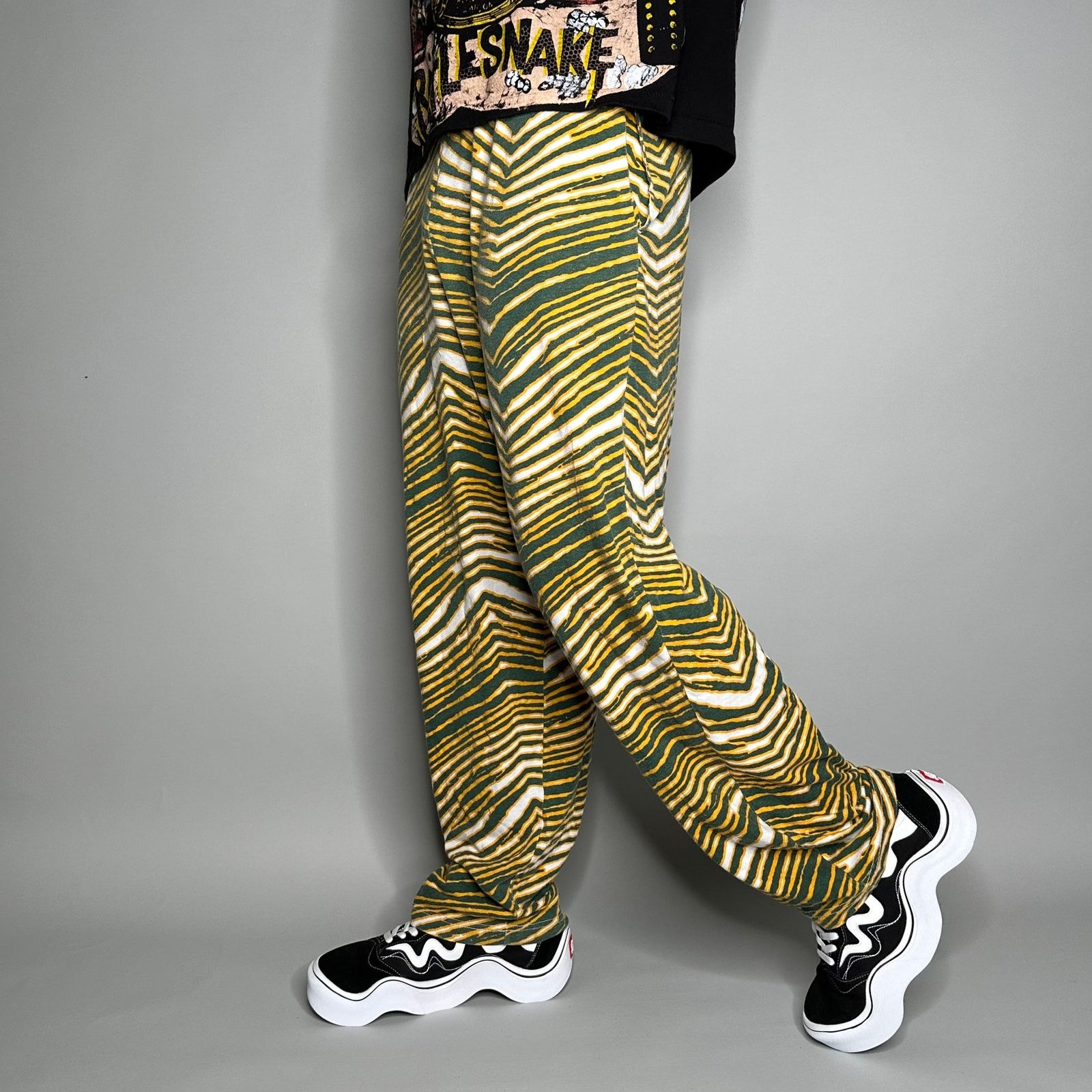 Vintage Vintage Zubaz Tiger Sweatpants Green Bay Packers Baggy 90s Grailed