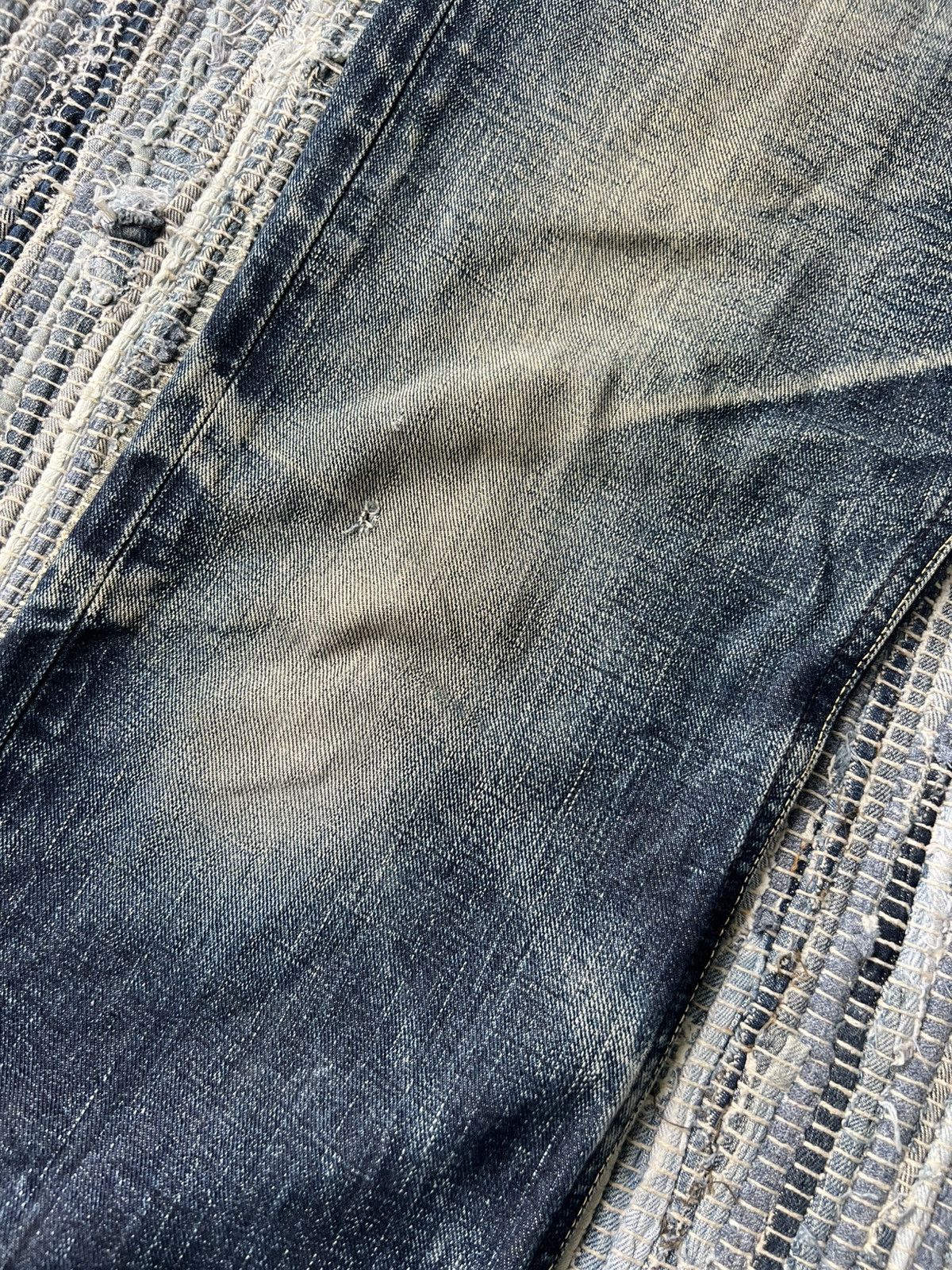 Samurai Jeans Vintage Jett Rink Texas 🇯🇵 Beautiful Fade Wear Selvaged Denim Size US 33 - 10 Thumbnail