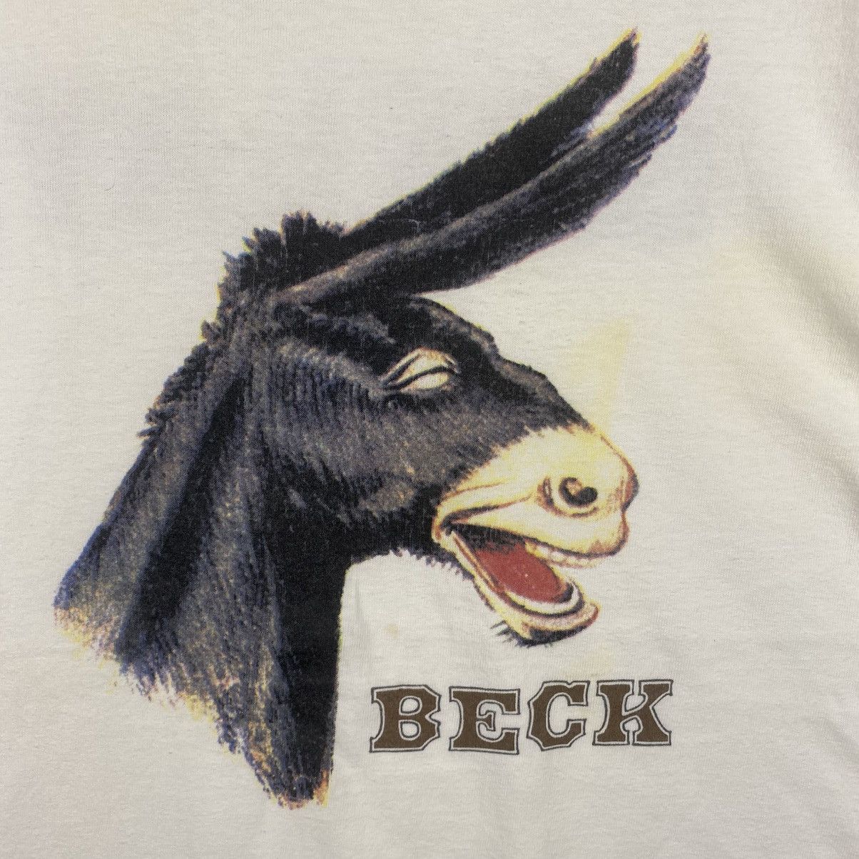 Band Tees Vintage 90's BECK Odelay Album Graphic Band Tee Shirt Size US M / EU 48-50 / 2 - 2 Thumbnail