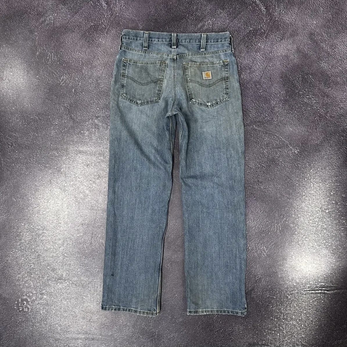 Carhartt × Vintage Vintage Carhartt USA Blue Work Hype Denim Jeans Size US 32 / EU 48 - 1 Thumbnail