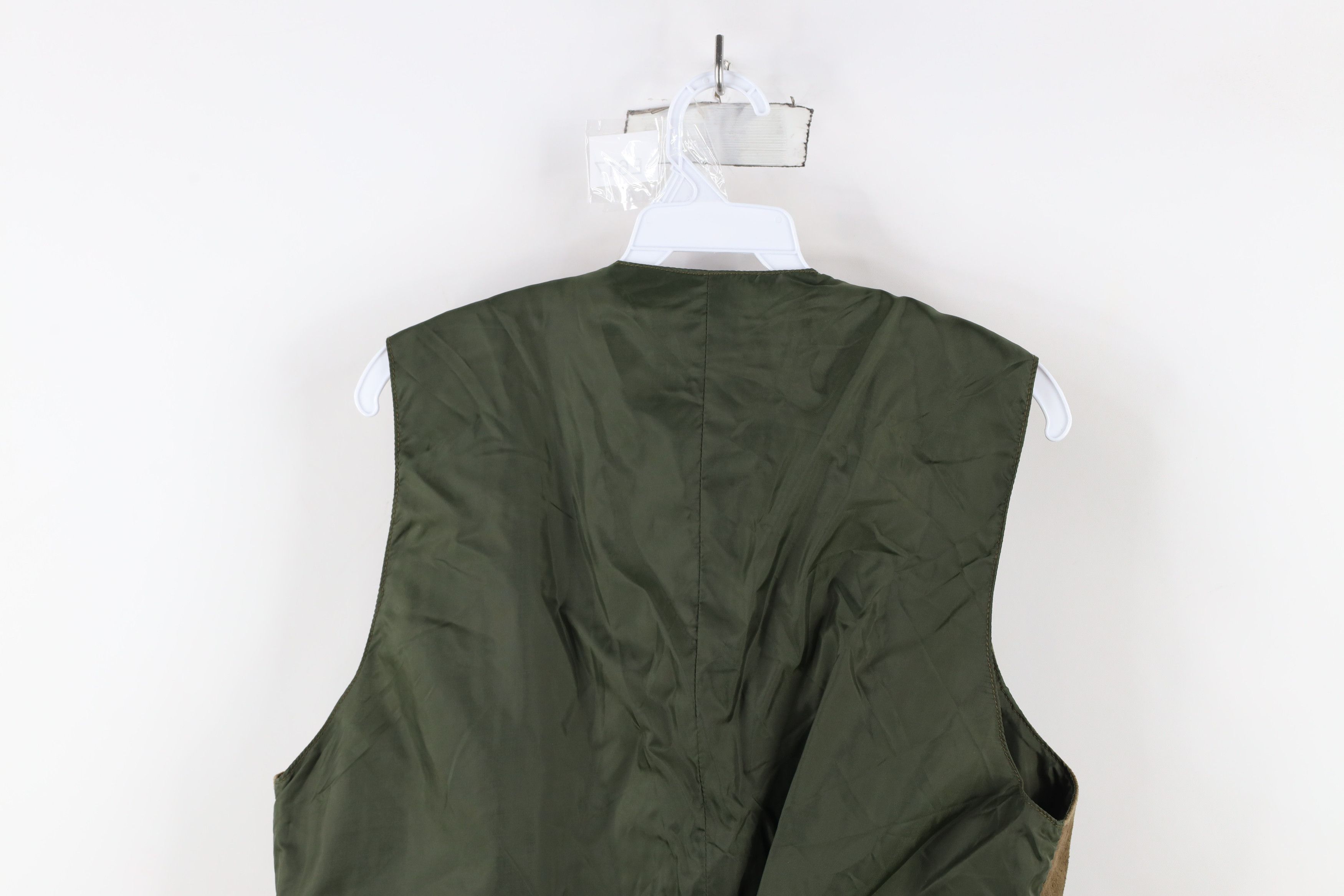 Vintage Vintage 90s Streetwear Suede Leather Buckle Back Vest Jacket Size US M / EU 48-50 / 2 - 10 Thumbnail