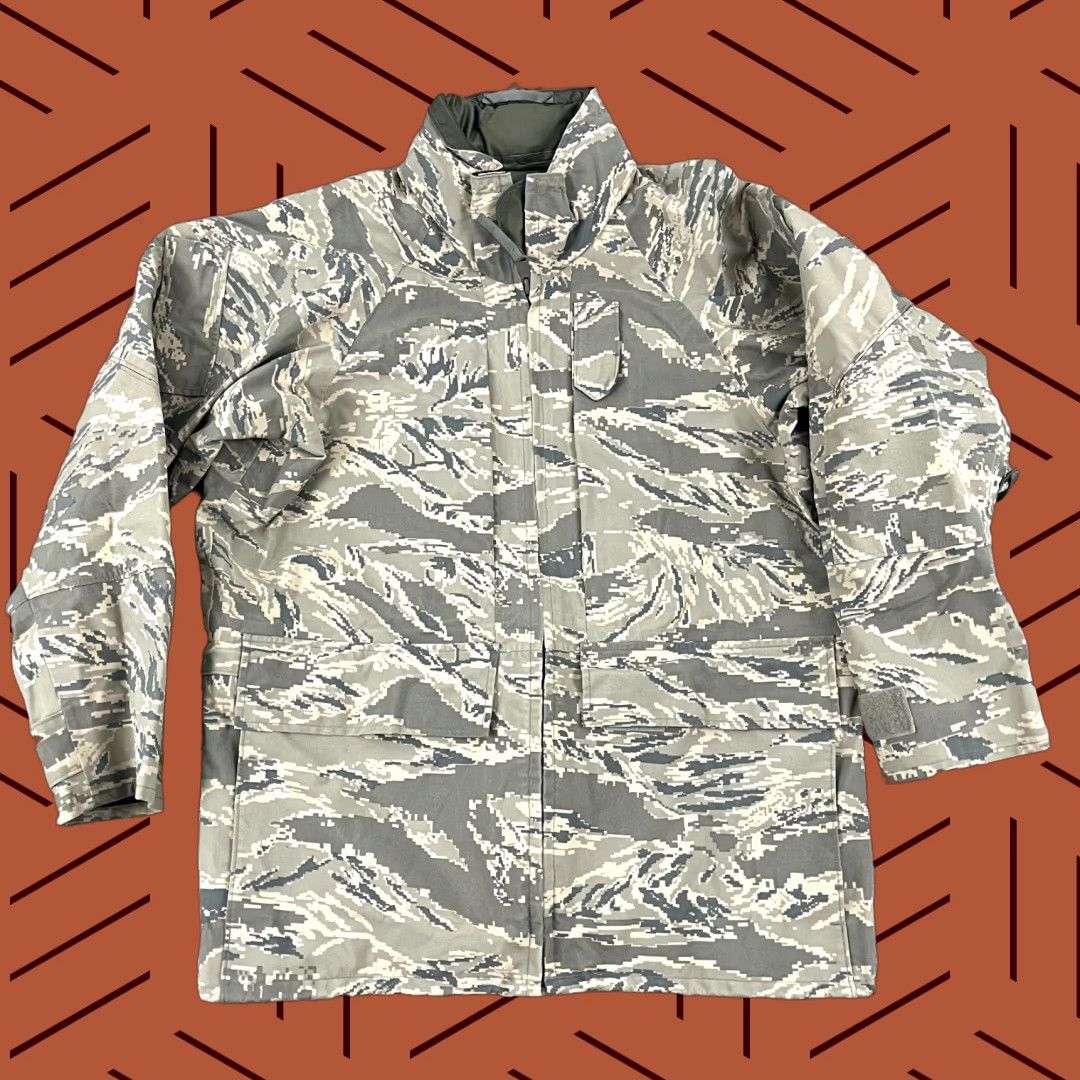 Vintage Military Gore-Tex Environmental Camo All Purpose Parka Jacket Mens Small Short Size US 29 - 1 Thumbnail