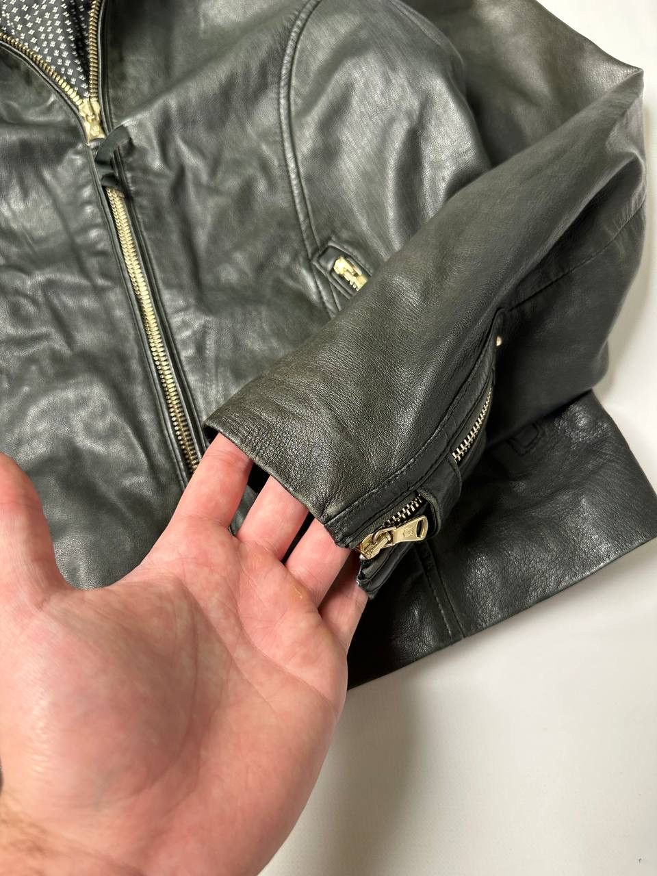 Massimo Dutti Massimo Dutti Real Leather Biker Jacket Size S Size S / US 4 / IT 40 - 6 Thumbnail