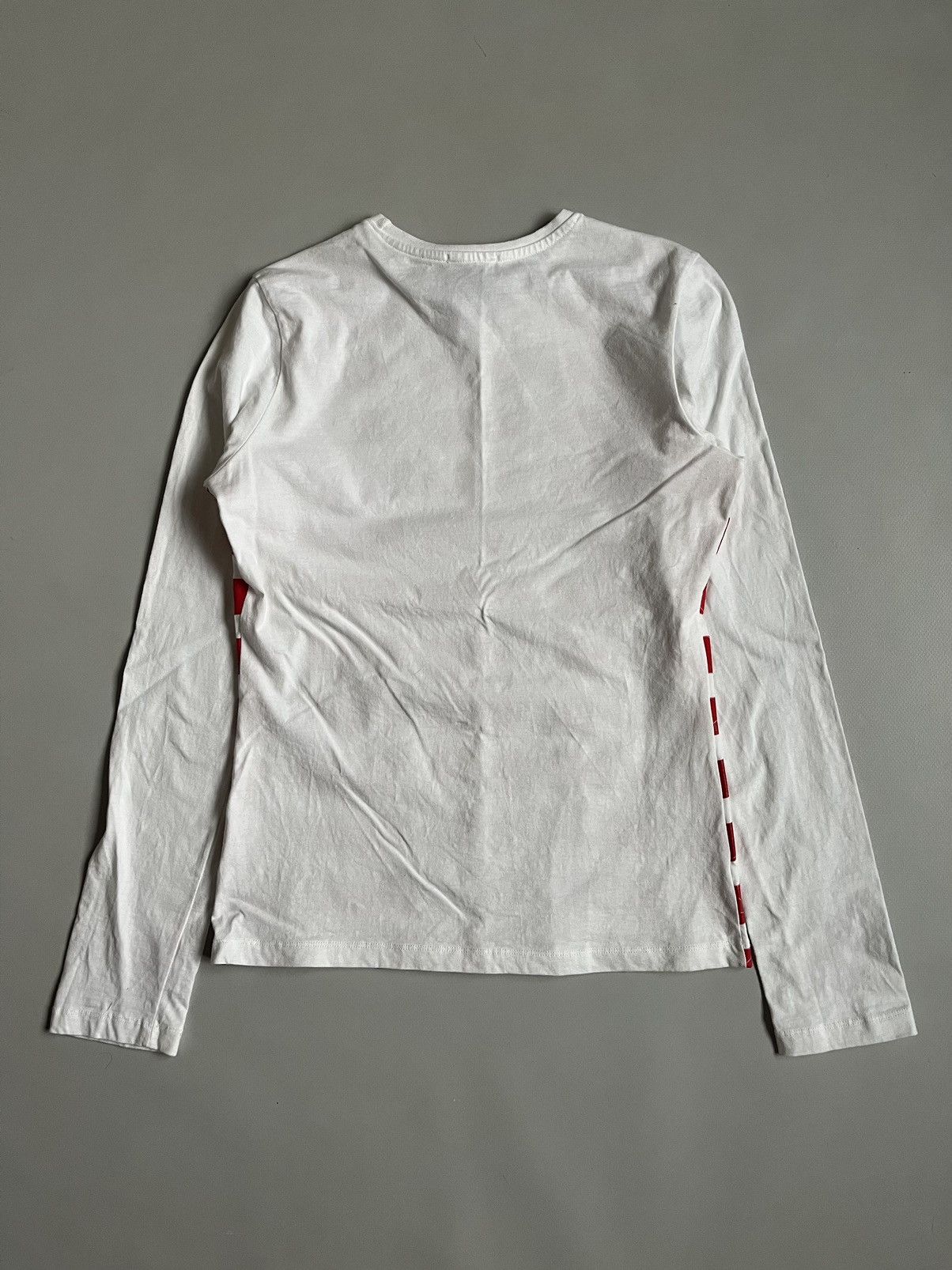 Versace Vintage Versace Sport Women White Printed Longsleeve T-shirt Size S / US 4 / IT 40 - 8 Thumbnail
