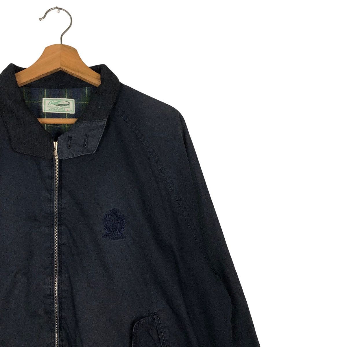 Japanese Brand 🔥Vintage Bomber Jacket Crocodile Japan Tartan Blanket Size US L / EU 52-54 / 3 - 6 Thumbnail
