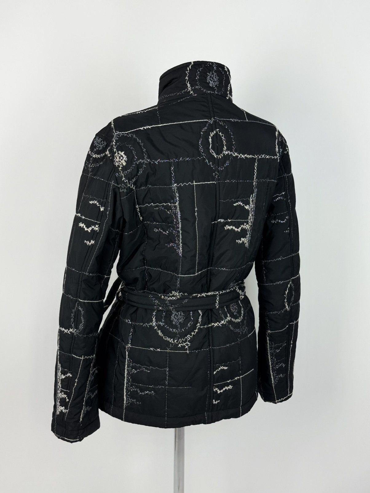 Fay Fay Embroidered Quilted Jacket Size L / US 10 / IT 46 - 2 Thumbnail