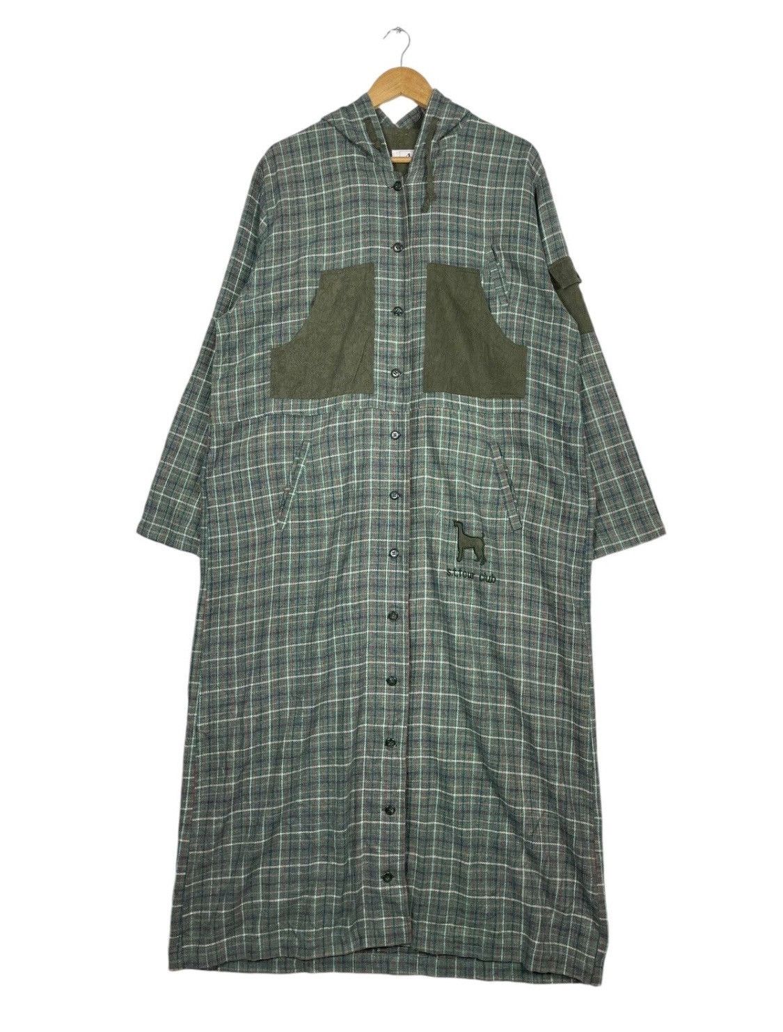Japanese Brand × Vintage 💥ST FOUR CLUB TARTAN LONG JACKET Size US L / EU 52-54 / 3 - 1 Thumbnail