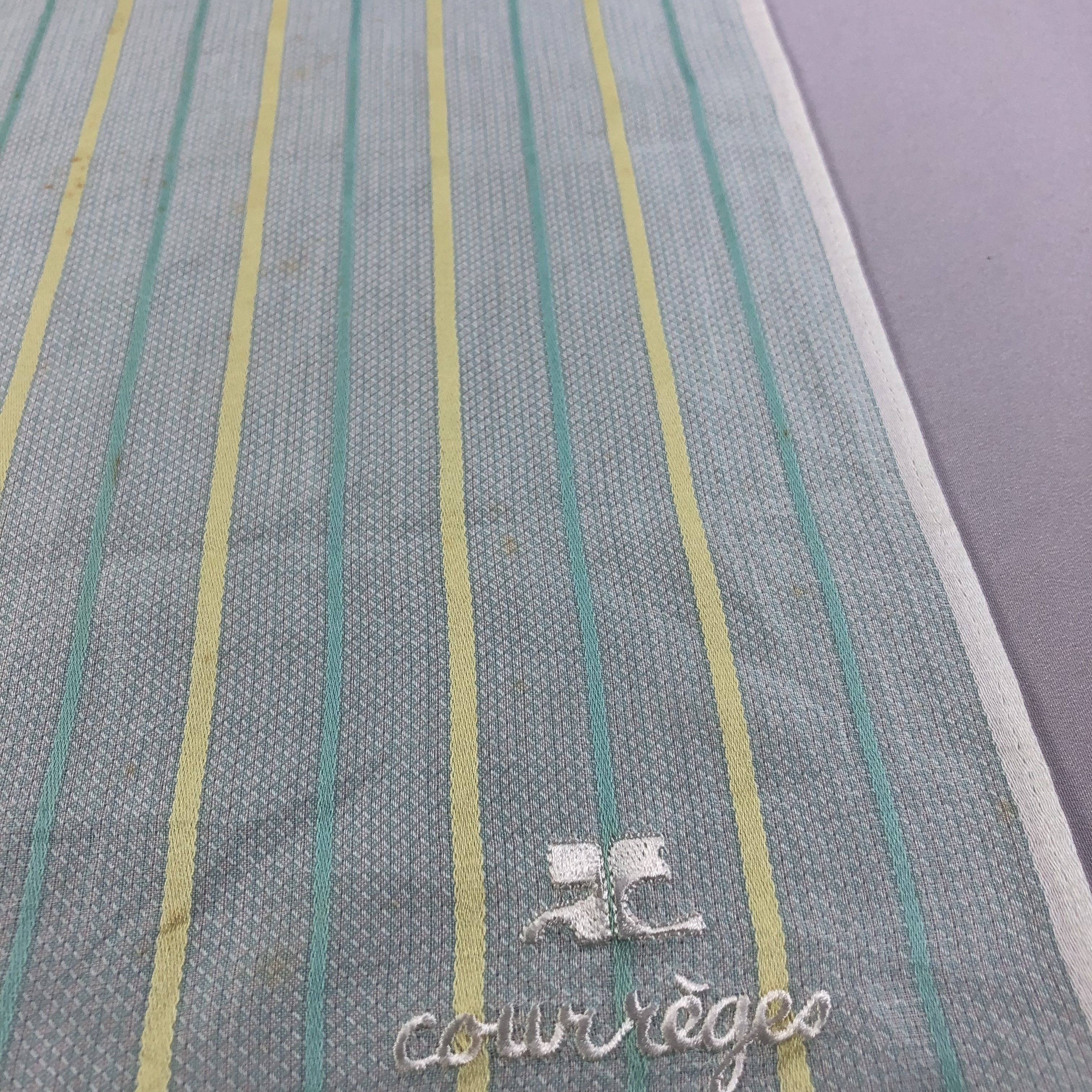 Courreges Courreges Handkerchief Neckerchief Bandana H1523 Size ONE SIZE - 5 Thumbnail