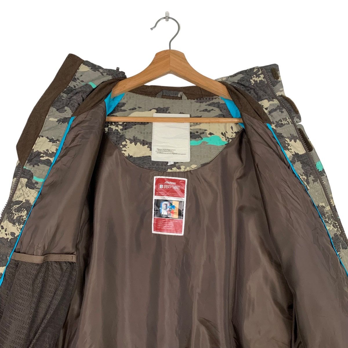Mizuno MIZUNO Breath Thermo Snow Gear Camo Hoodie Jacket #0265-C12 Size US S / EU 44-46 / 1 - 14 Thumbnail