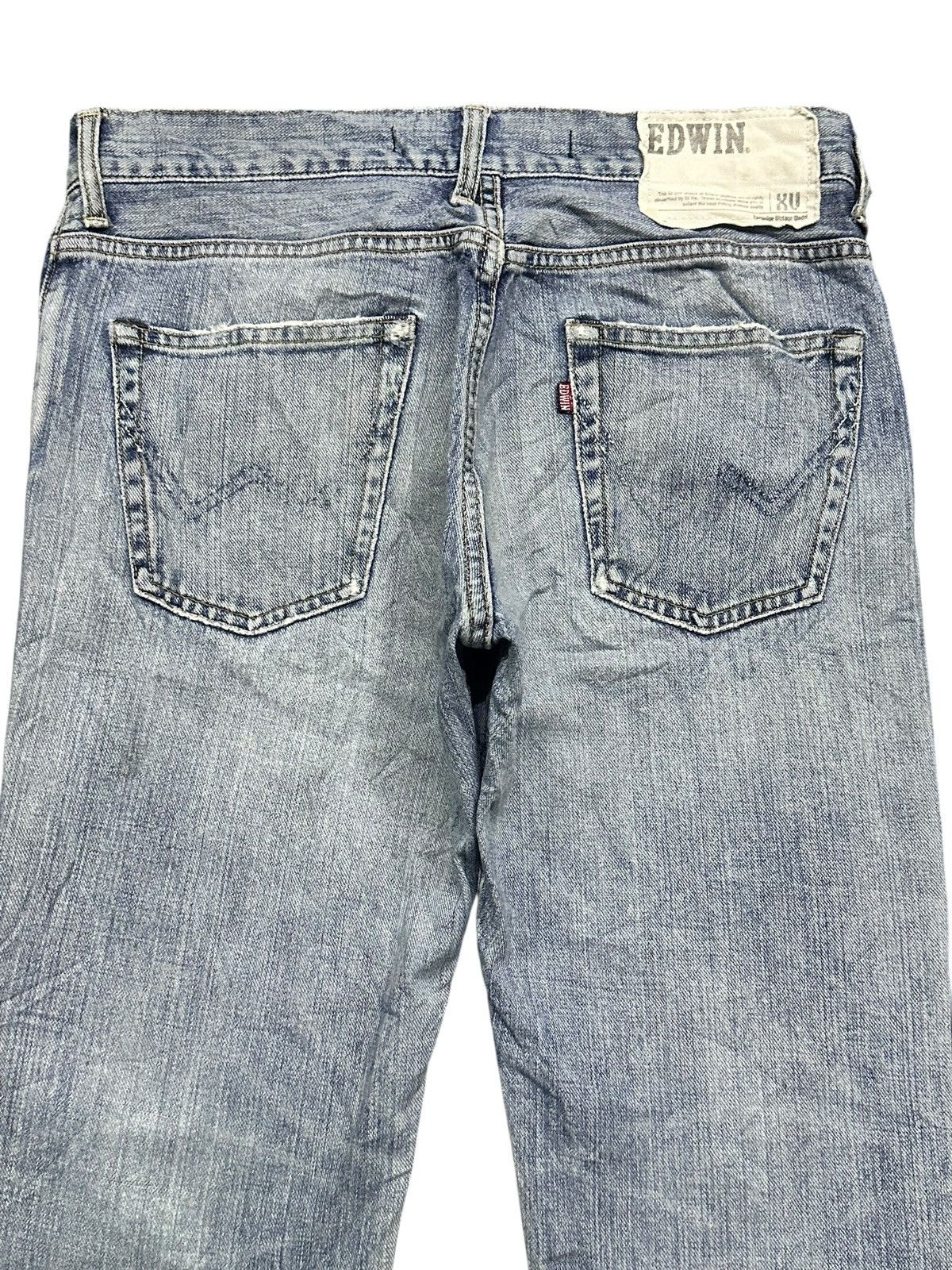 Edwin Vintage Edwin XV Distressed Wideleg Style and Faded Wash Size US 32 / EU 48 - 5 Thumbnail