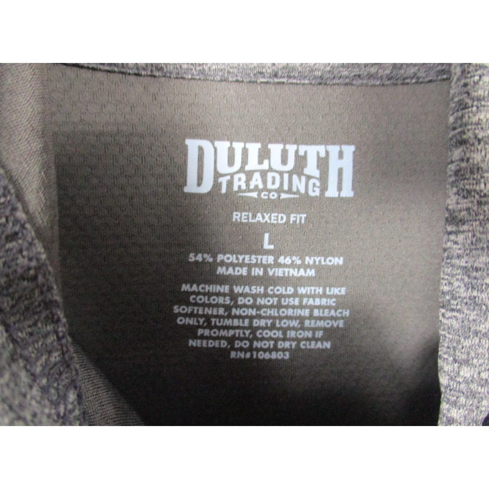 Vintage Duluth Hooded Sweatshirt Large Men's Gray Relaxed Fit Lightweight Shirt Mens L Gray Size US L / EU 52-54 / 3 - 4 Thumbnail