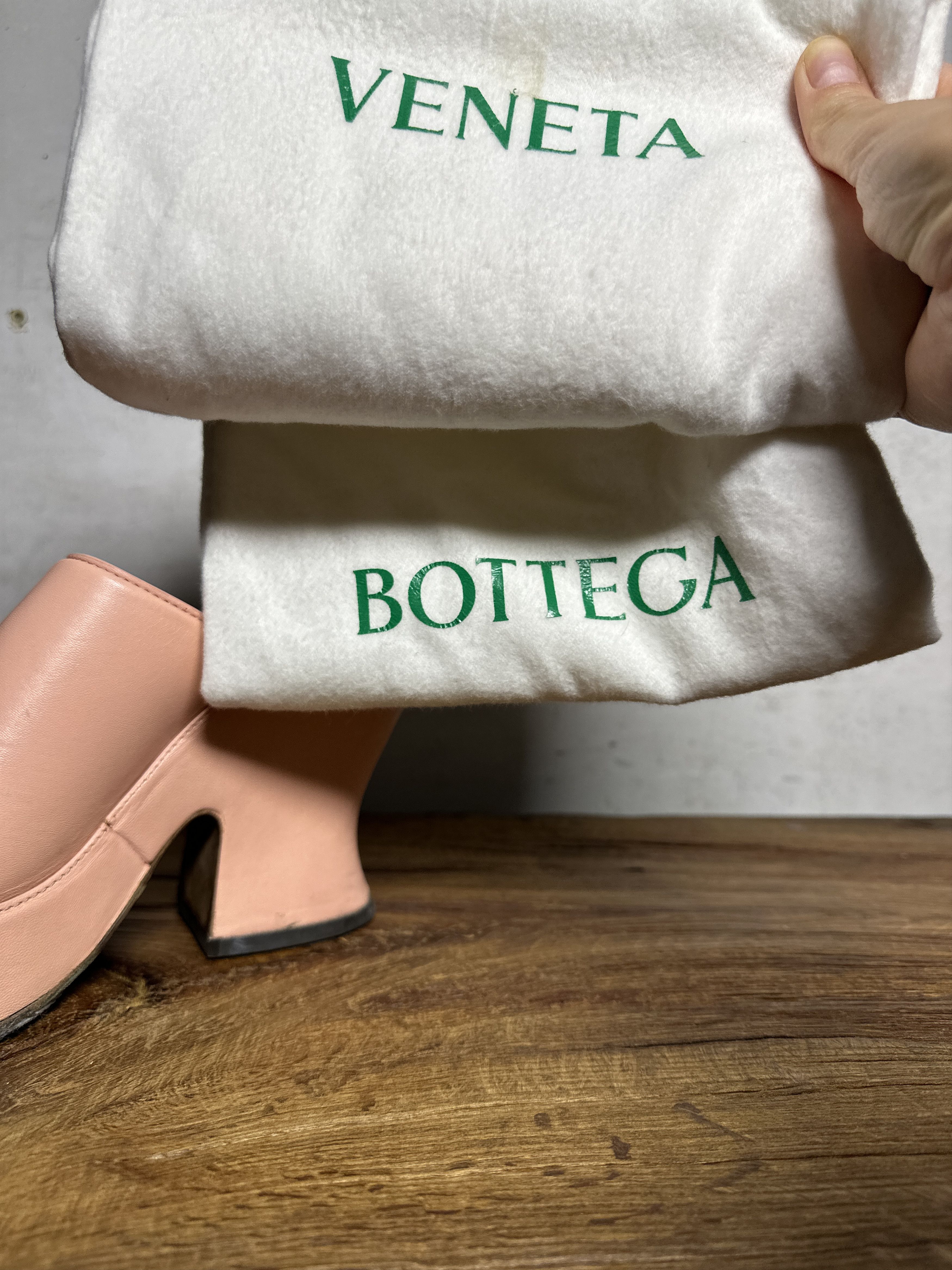 Bottega Veneta Bottega Veneta Peach Wedge Heeled Sandals Size US 11 / IT 41 - 8 Thumbnail