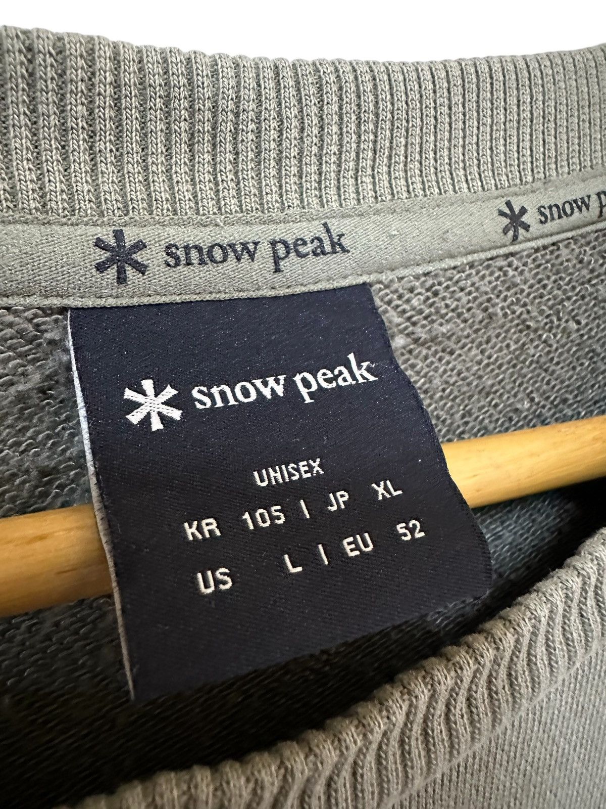 Snow Peak Snow Peak Sweatshirt Logo Size US XL / EU 56 / 4 - 7 Thumbnail
