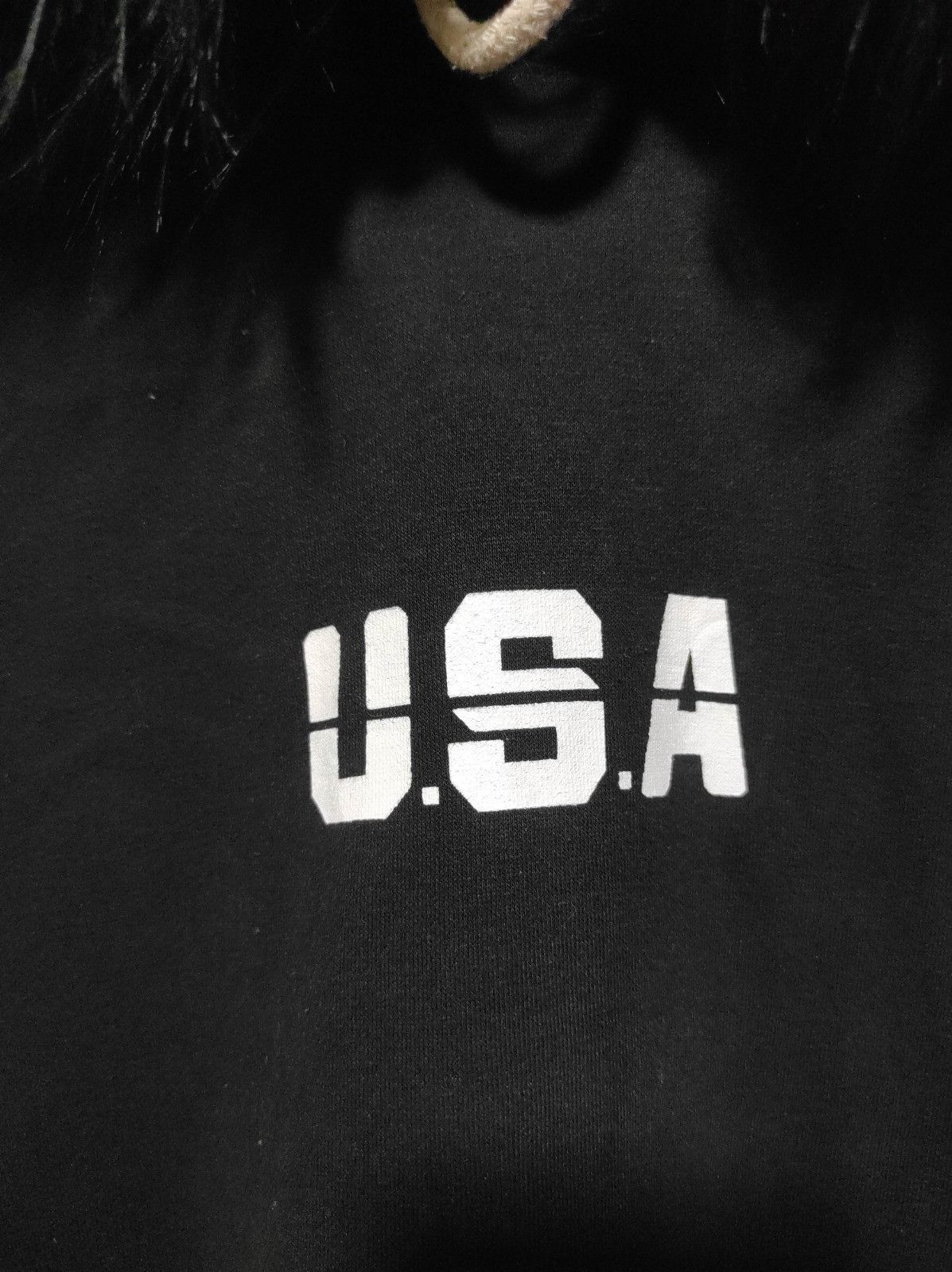 Japanese Brand DGT by GLL USA flag fur hoodie Size US XL / EU 56 / 4 - 5 Thumbnail