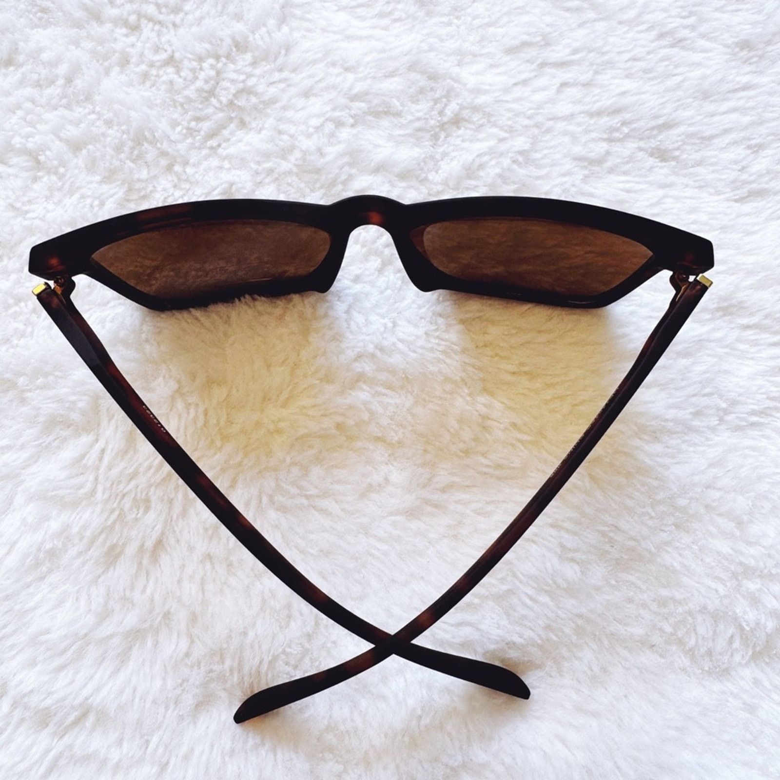 Other Otto Tortoise Brown Angular Frame Sunglasses Size ONE SIZE - 9 Thumbnail