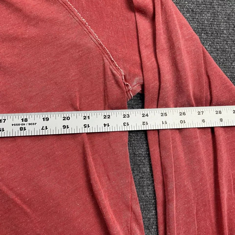 Other We The Free Top Womens XS Red Henley Long Sleeve Distressed Size XS / US 0-2 / IT 36-38 - 4 Thumbnail
