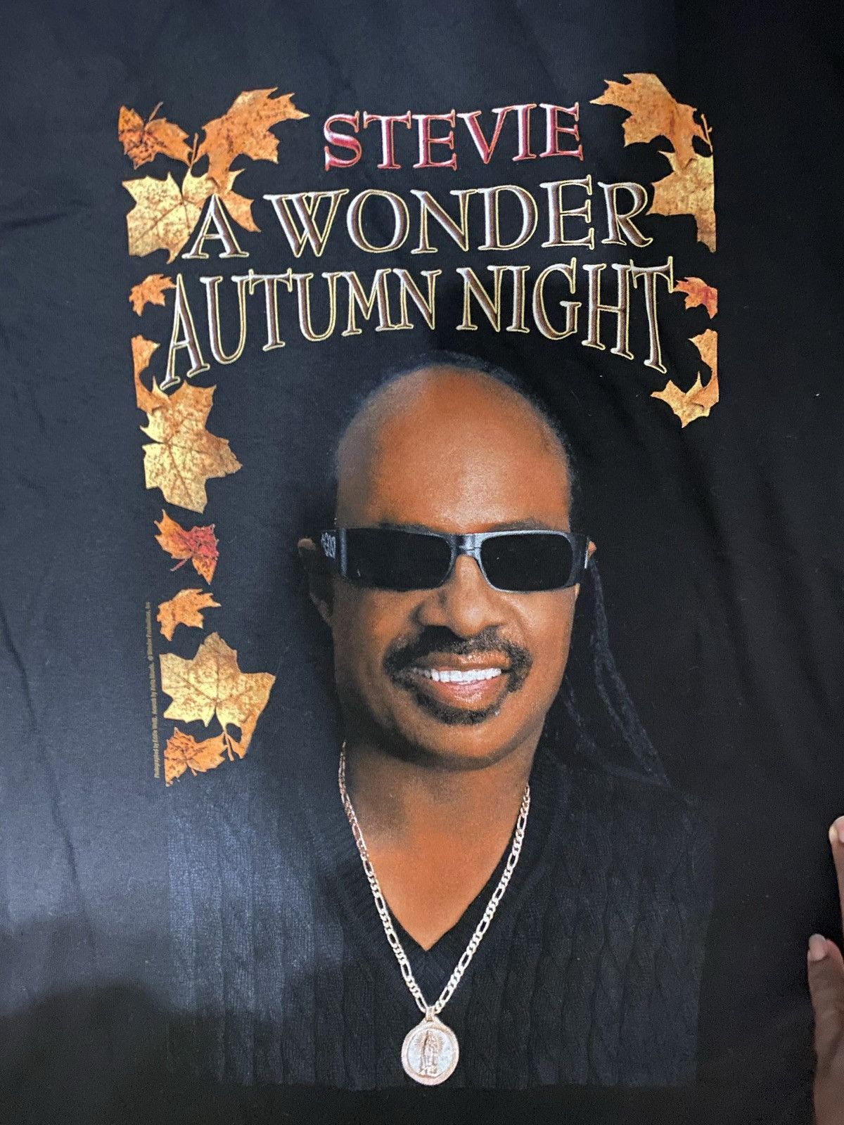 Vintage Vintage 2007 Stevie Wonder "A Wonder Autumn Night" Shirt Size US XL / EU 56 / 4 - 7 Thumbnail