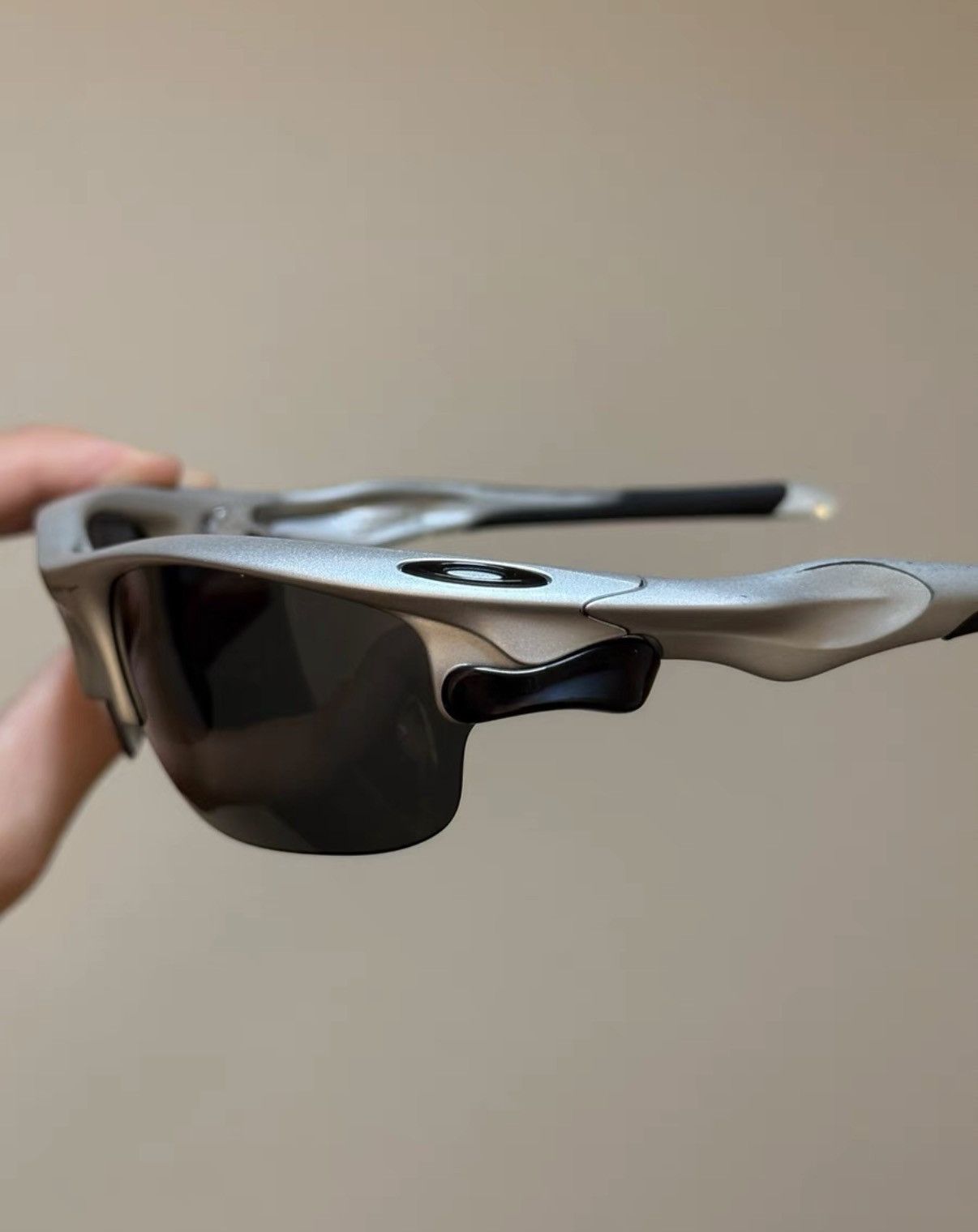 Oakley Oakley Fast Jacket Black Silver Sunglasses K24 Size ONE SIZE - 4 Thumbnail