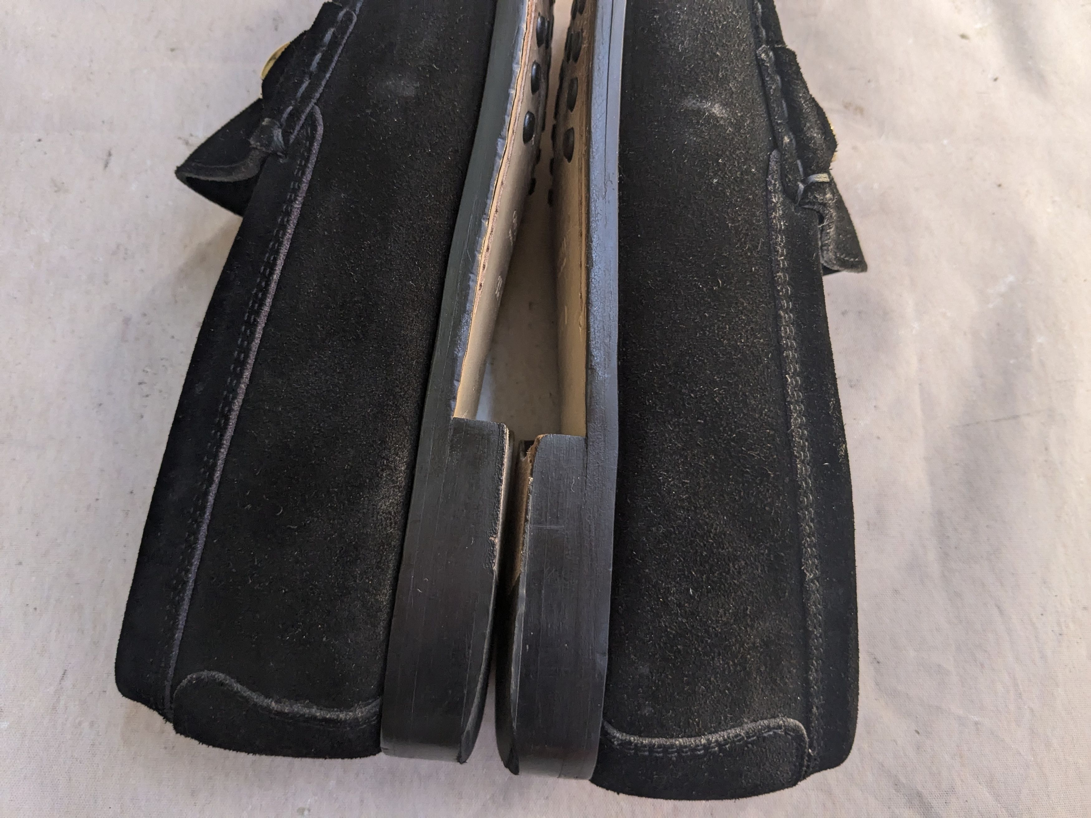 Gucci Horsebit Loafers Black 10 Snaffle Bit Suede