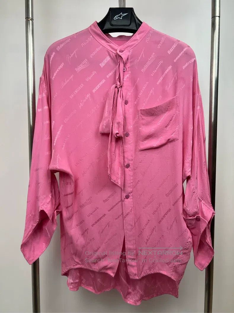 Balenciaga Balenciaga All-Over Print Shirt Size XXS / US 00 / IT 34 - 1 Thumbnail