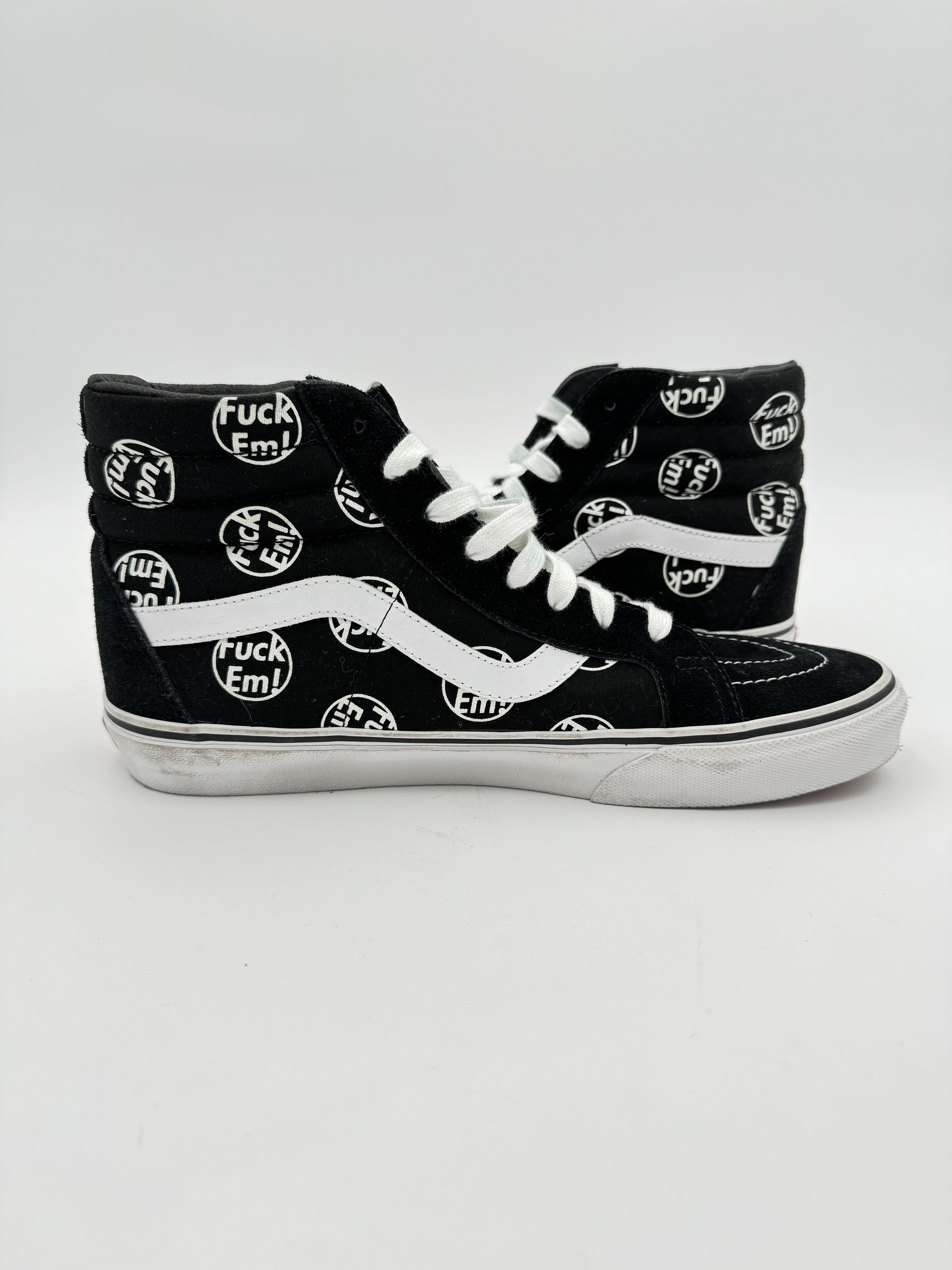 Supreme × Vans Supreme x Vans "Fuck 'em!" Sk8 Hi Black Size US 10 / EU 43 - 5 Thumbnail