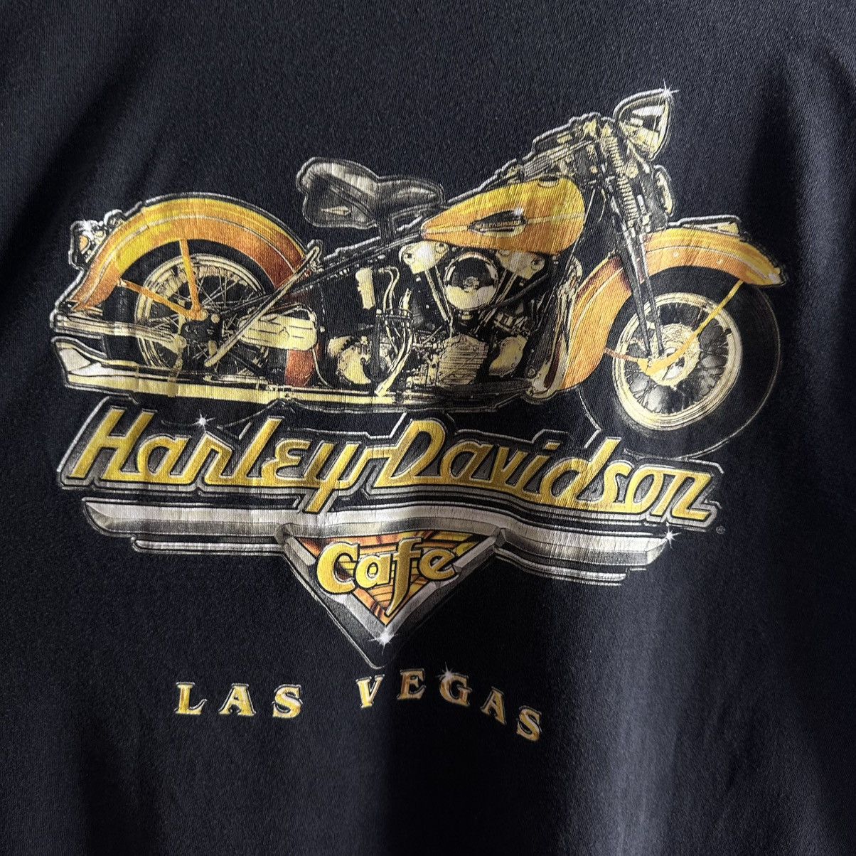 Harley Davidson Harley Davidsons Las Vegas Vintage T-Shirt Size US XL / EU 56 / 4 - 2 Thumbnail