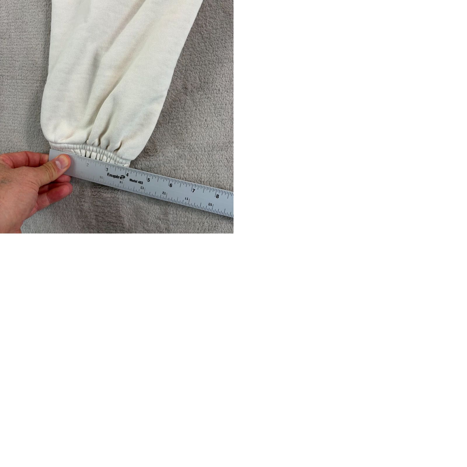 Vintage Erewhon Logo Hoodie XS Women Ivory Cream French Terry Pullover Long Sleeve Crew Neck Logo Pocket Classic College Modern 90s Outdoor Sports Activewear Size XS / US 0-2 / IT 36-38 - 11 Thumbnail
