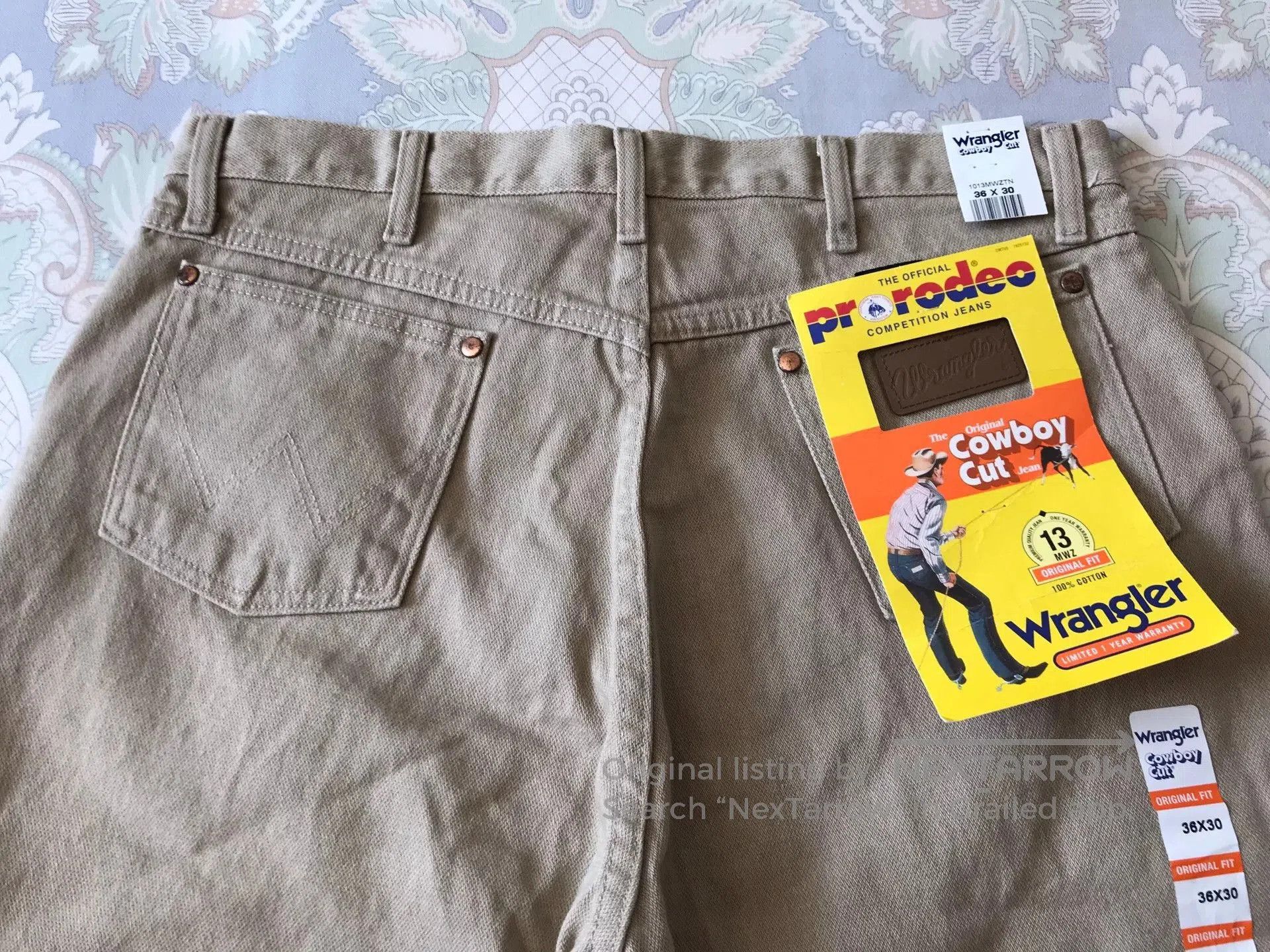 Wrangler Wrangler 13MWZ Jeans W36L30. Size US 36 / EU 52 - 5 Thumbnail