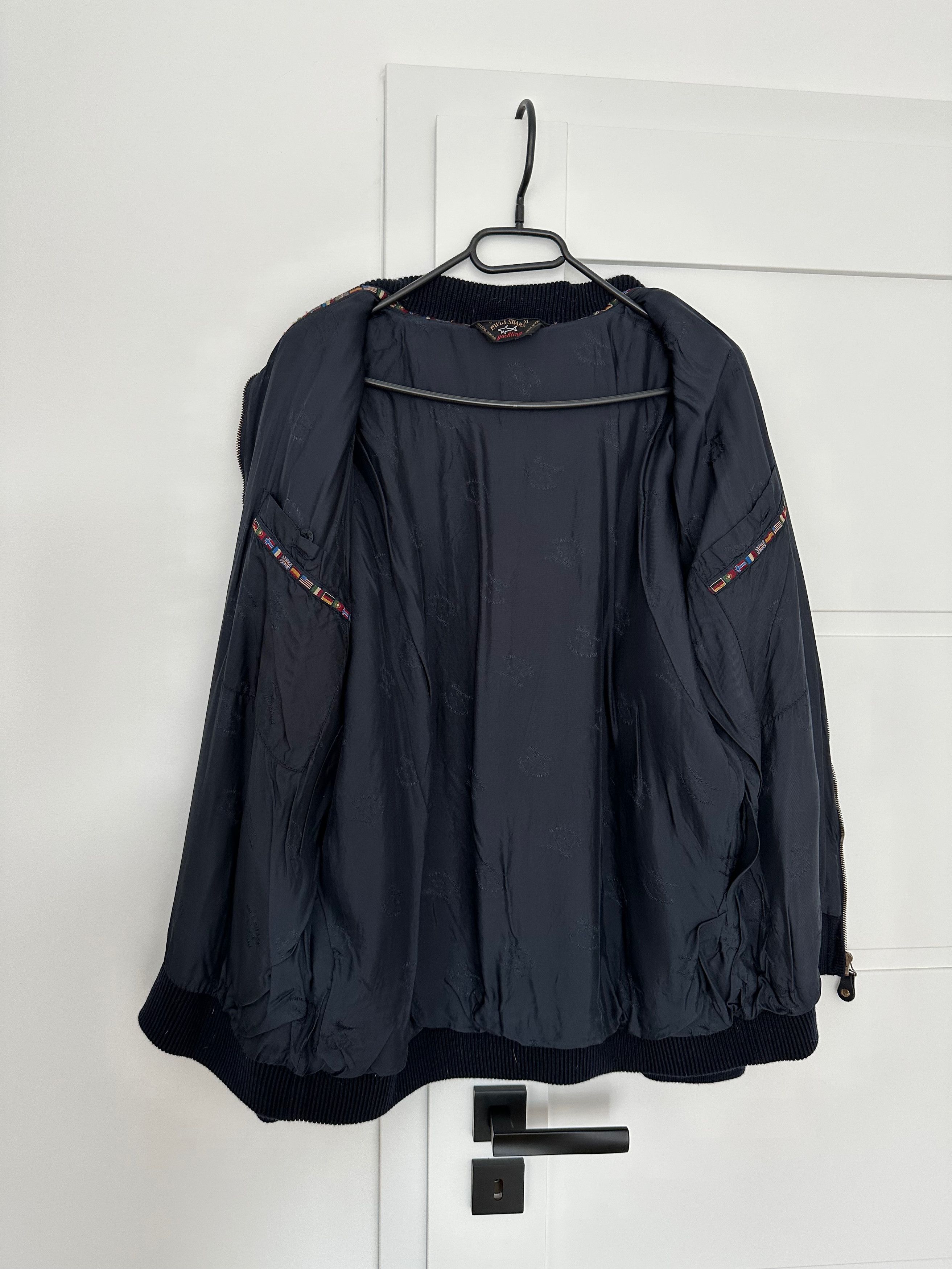 Paul & Shark Paul & Shark Yachting vintage wool bomber jacket knit blue Size US L / EU 52-54 / 3 - 8 Thumbnail