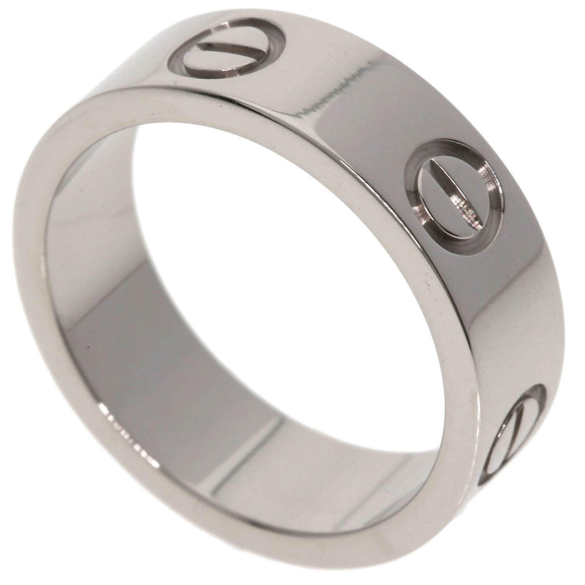 Cartier Cartier Love Ring #49, 18K White Gold, Women's Ring, CARTIER Size ONE SIZE - 1 Thumbnail