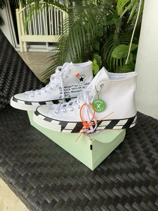 Converse x off white store grailed