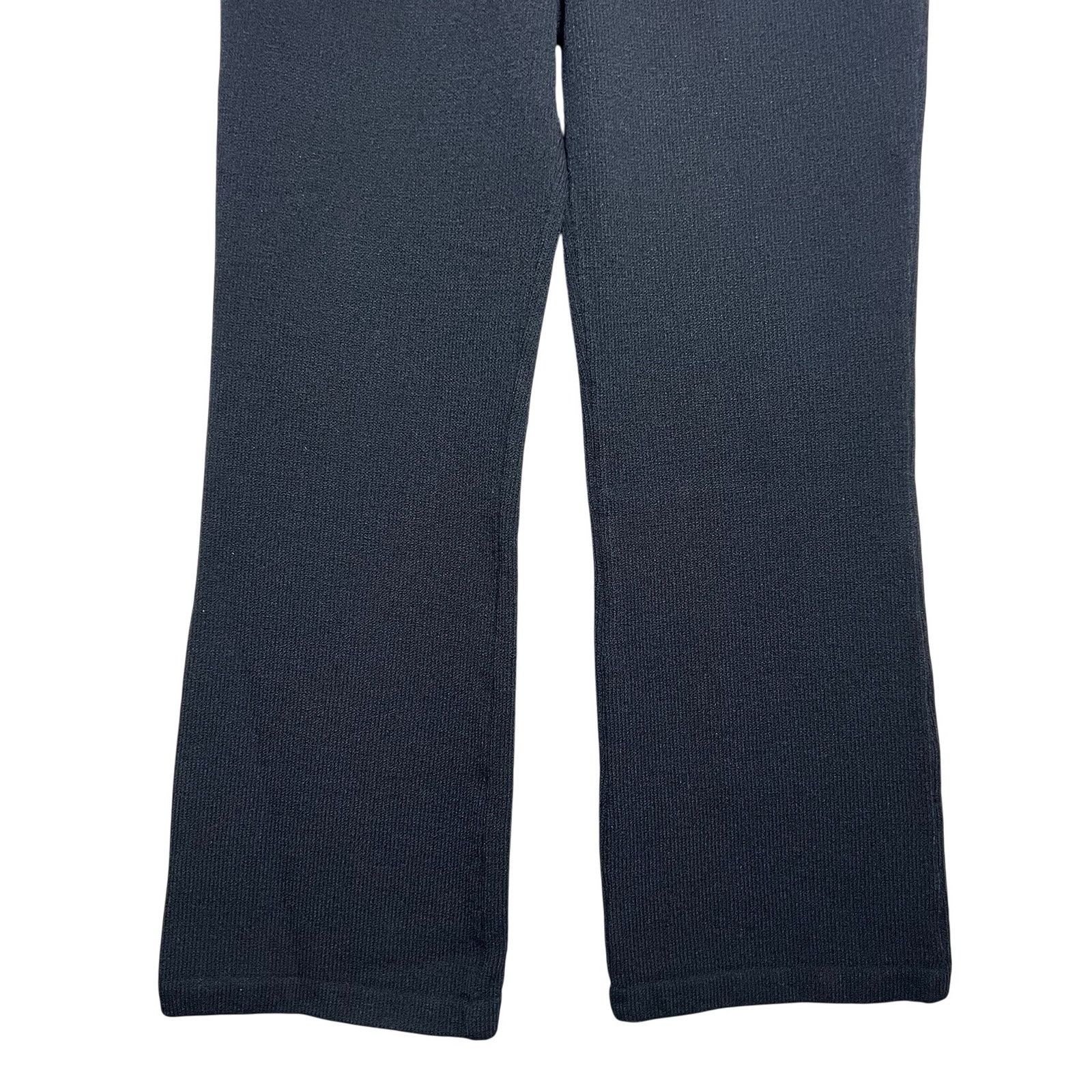 Other St John Black Knit Pants Size 8 Stretch Pull On Straight USA Size 30" / US 8 / IT 44 - 6 Thumbnail