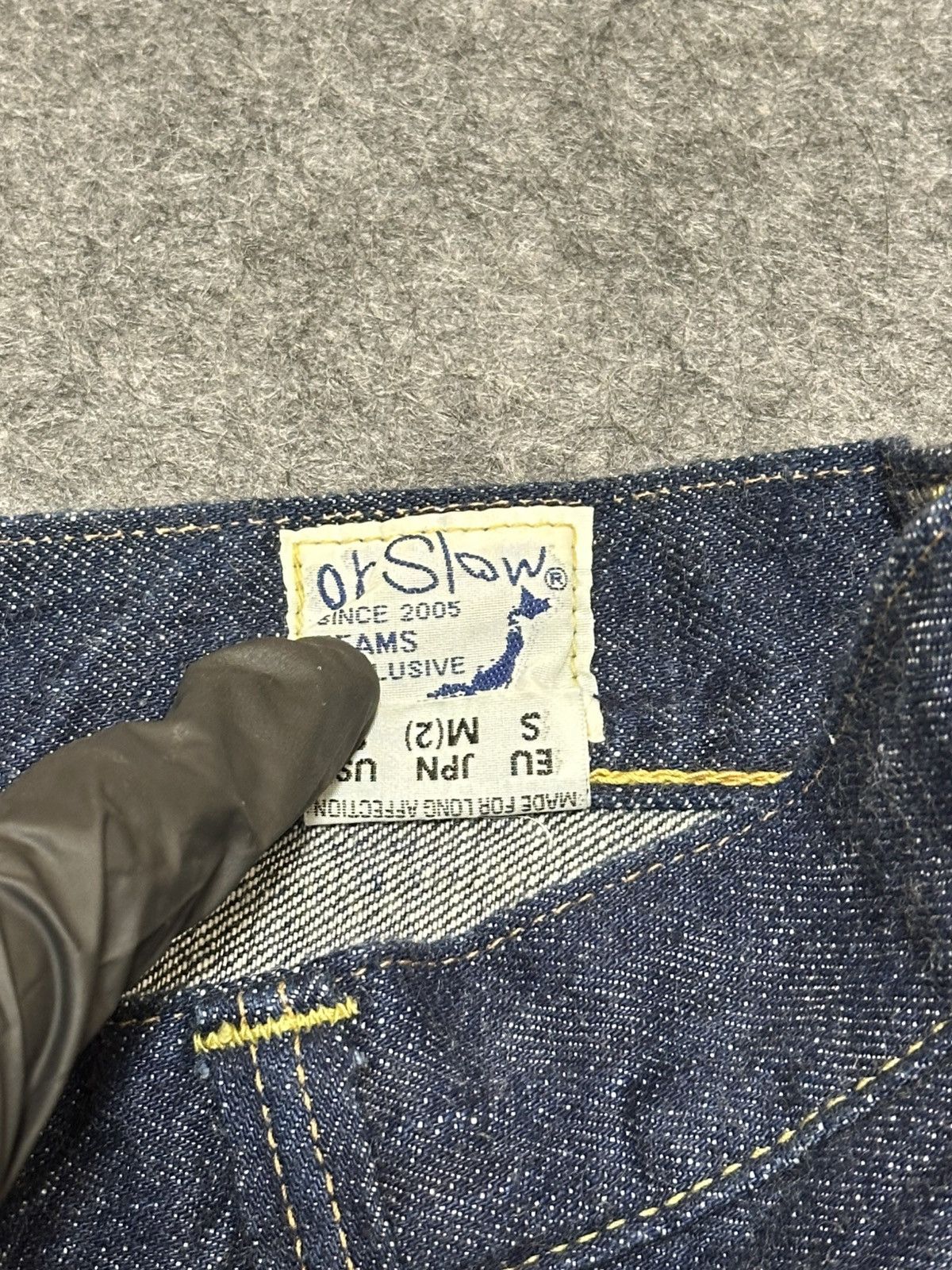 Beams Plus × Orslow OrSlow x BEAMS Exclusive Japanese denim jeans. Size US 30 / EU 46 - 17 Thumbnail