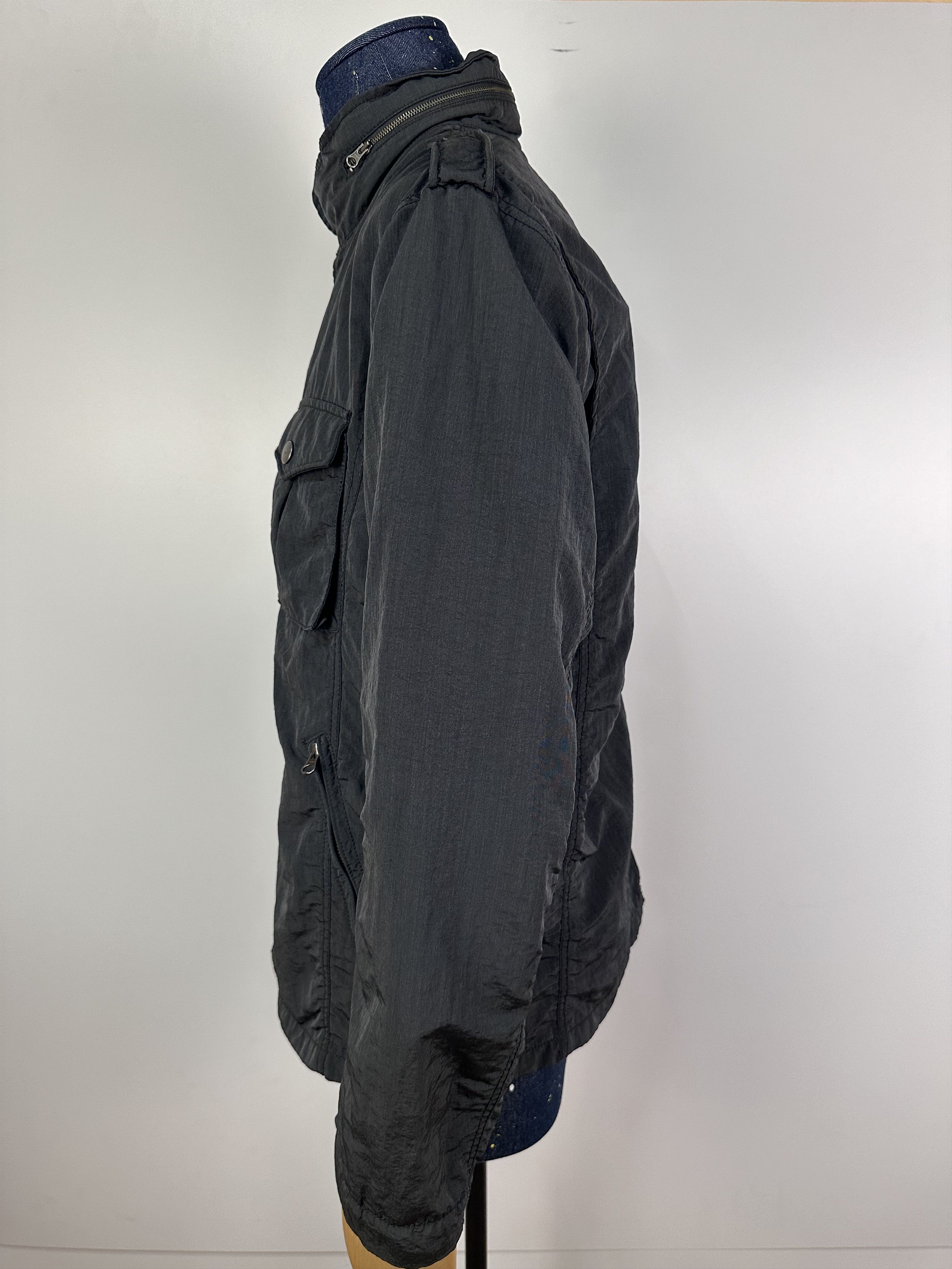 Giorgio Armani Armani Jeans Jacket Shimmer Multi Pocket Mens Biker Gray XL Size US XL / EU 56 / 4 - 5 Thumbnail
