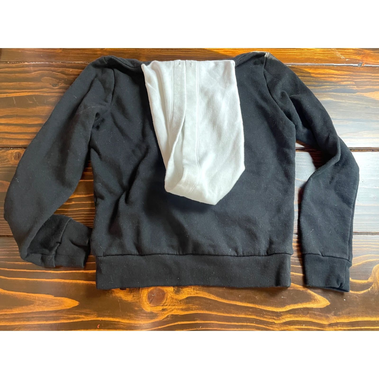Victoria's Secret Victoria's Secret Pink Hoodie Women's XS Black White Pullover Sweater Size XS / US 0-2 / IT 36-38 - 7 Thumbnail