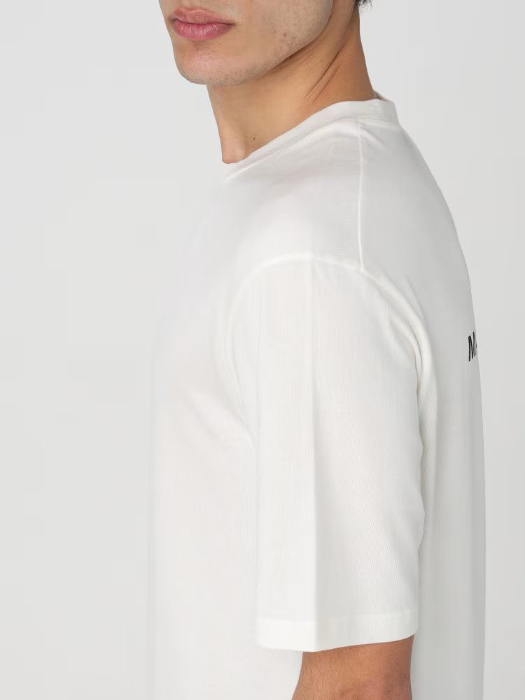 Jil Sander o1y1124 Short Sleeves T-Shirt With Print in White Size US XL / EU 56 / 4 - 5 Thumbnail