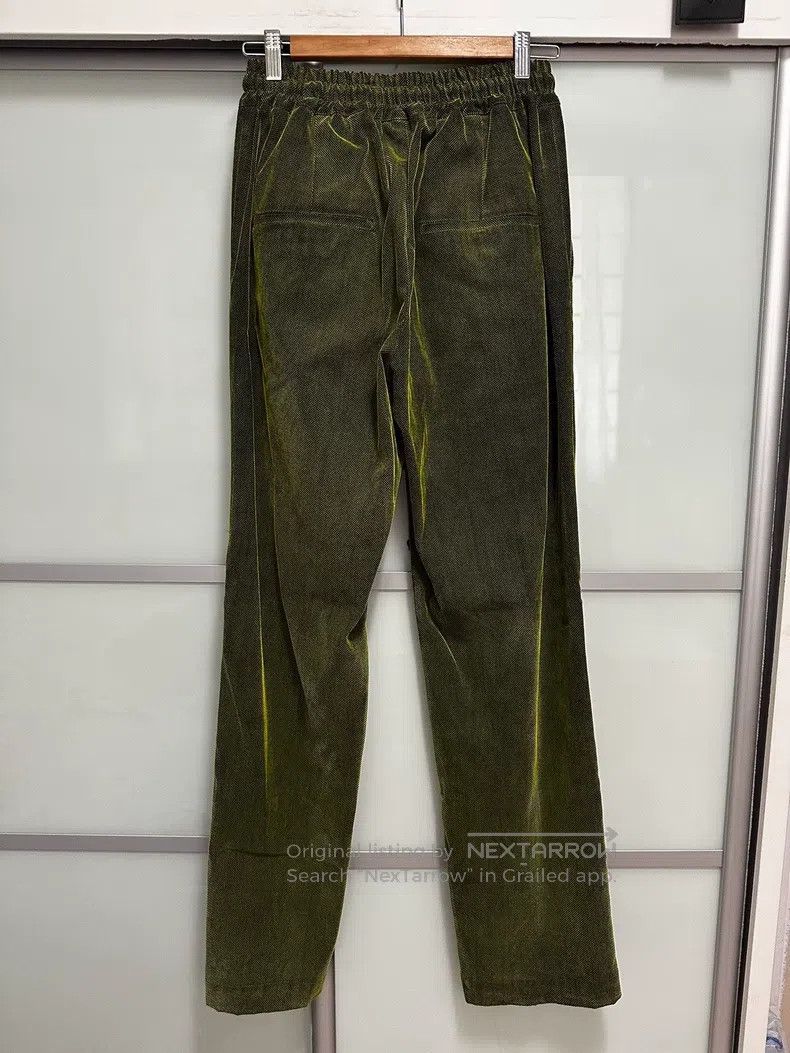 Song For The Mute SONG FOR THE MUTE Green fabric buttoned trousers Size US 32 / EU 48 - 3 Thumbnail