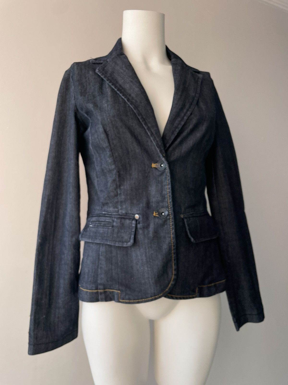 Vintage y2k denim jacket Size S / US 4 / IT 40 - 12 Thumbnail