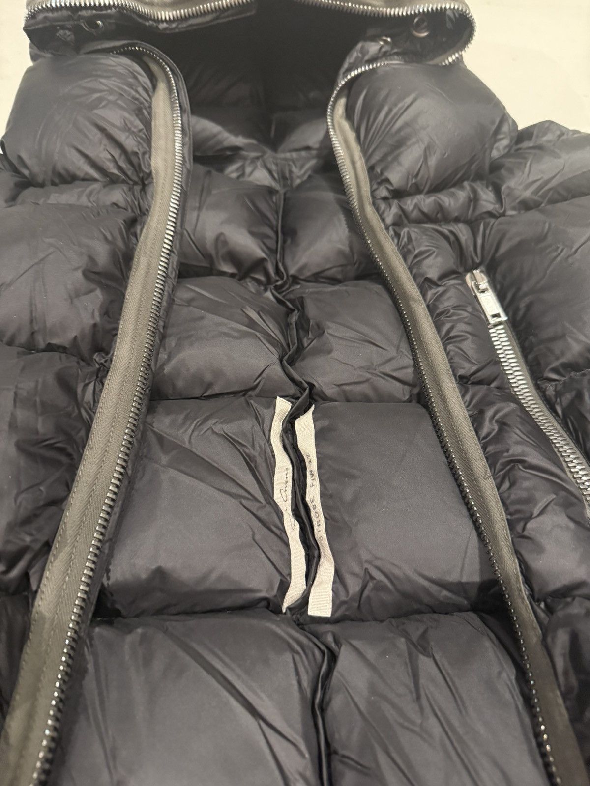Rick Owens × Rick Owens Drkshdw Rick Owens • Black Jumbo Gimp Down Coat Size US M / EU 48-50 / 2 - 13 Thumbnail