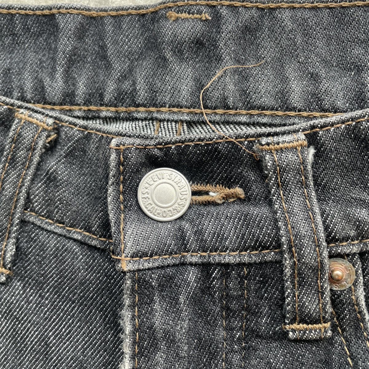 Levi's Vintage Clothing W29💥 Vintage Levi’s Black Jeans Faded Distressed Jeans Pants Size US 29 - 6 Thumbnail