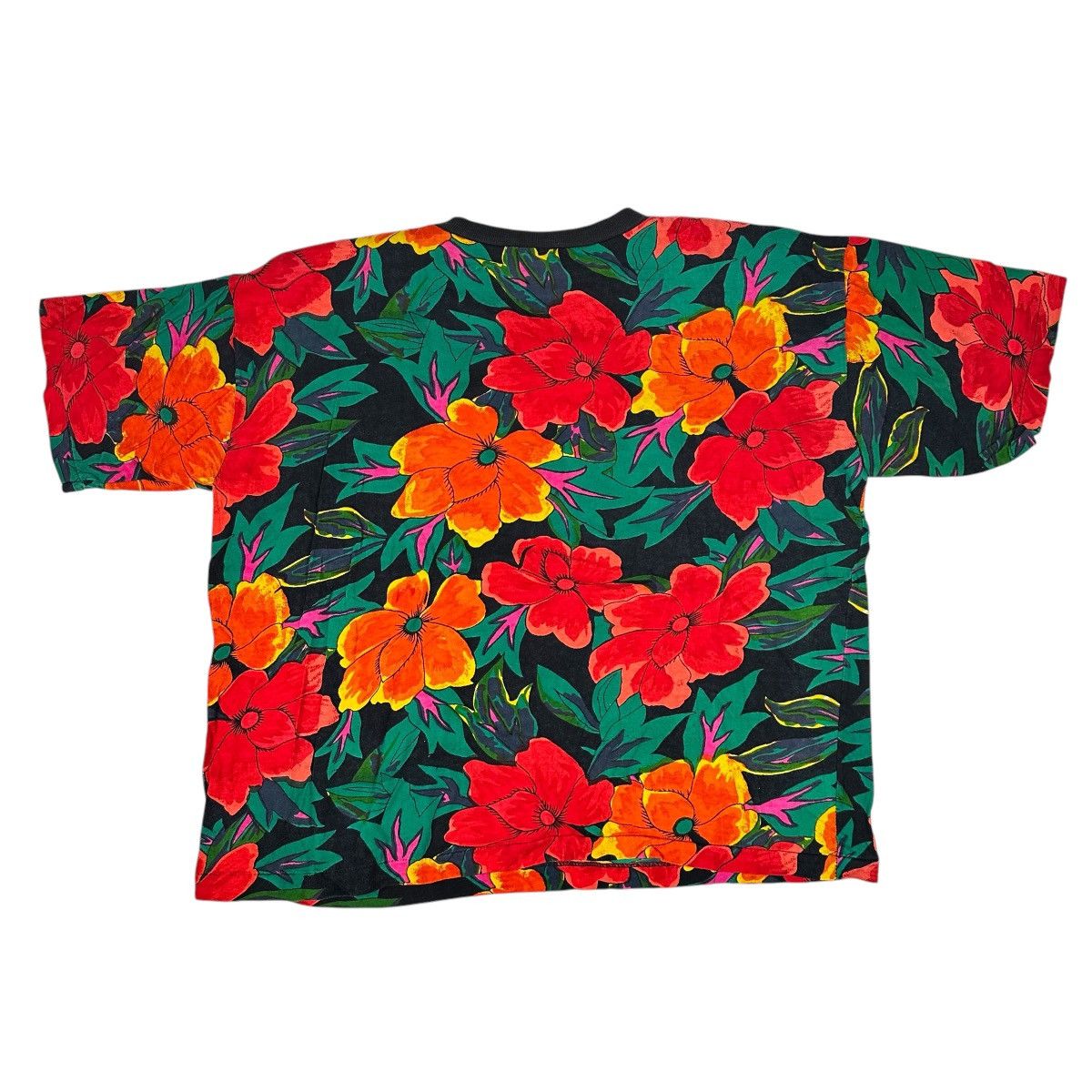 Vintage Vintage 1990s Shenanigans Womens Aloha Hawaiian Shirt Floral Size M / US 6-8 / IT 42-44 - 3 Thumbnail