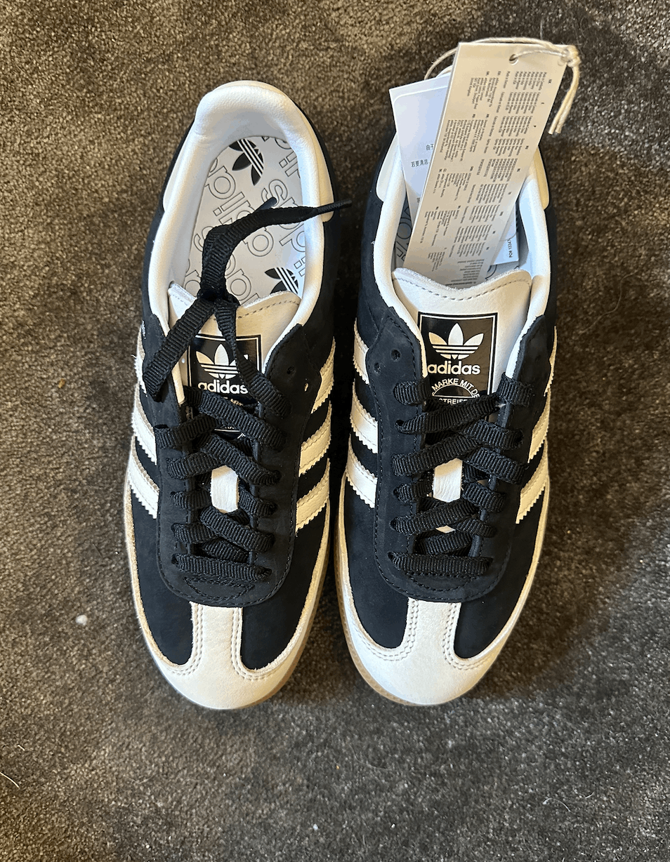 Adidas Samba OG Black Wonder White Size US 6.5 / IT 36.5 - 1 Thumbnail