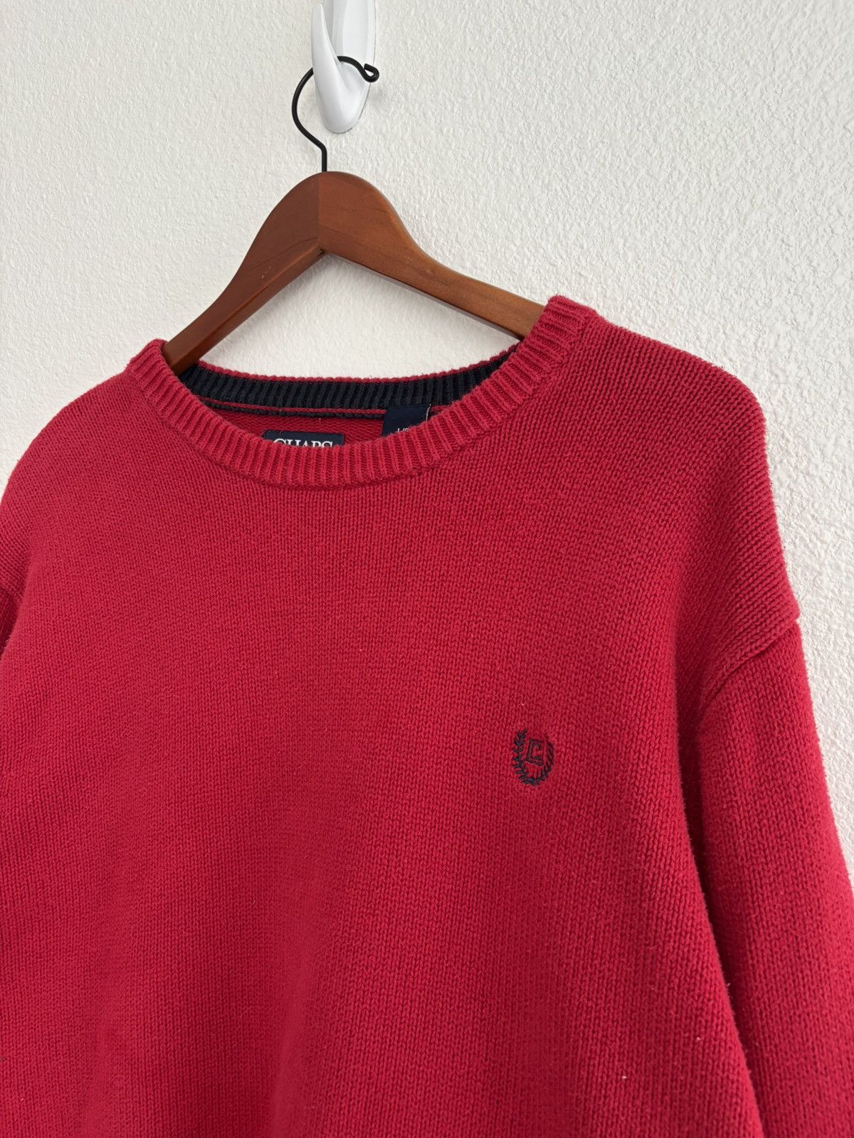 Chaps × Vintage Red Vintage Chaps Knitted Sweater Size US L / EU 52-54 / 3 - 2 Thumbnail