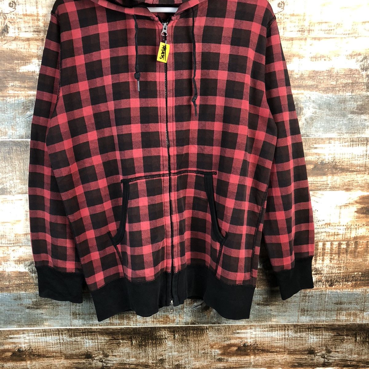 Uniqlo Uniqlo Checkred Red Hoodie #A1925 Size US M / EU 48-50 / 2 - 3 Thumbnail