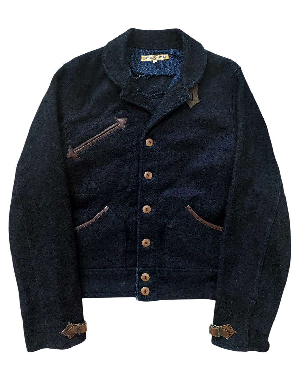 Mister Freedom 2013 Revolution Melton Wool Drover Blouse Jacket Size US M / EU 48-50 / 2 - 1 Thumbnail
