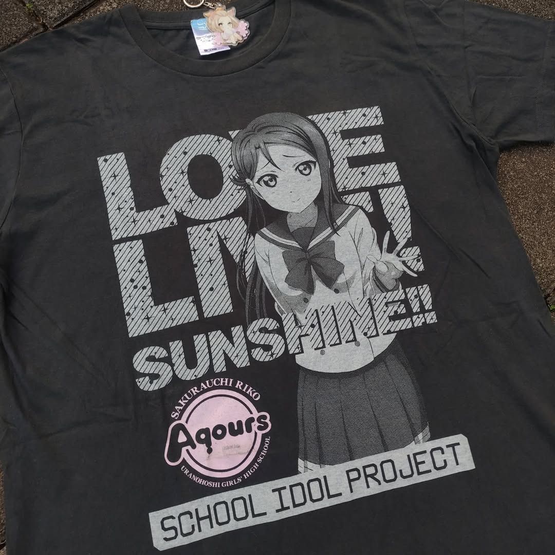 Anime Love Live! Aqours Riko Sakurauchi Anime Tee Size US L / EU 52-54 / 3 - 3 Thumbnail