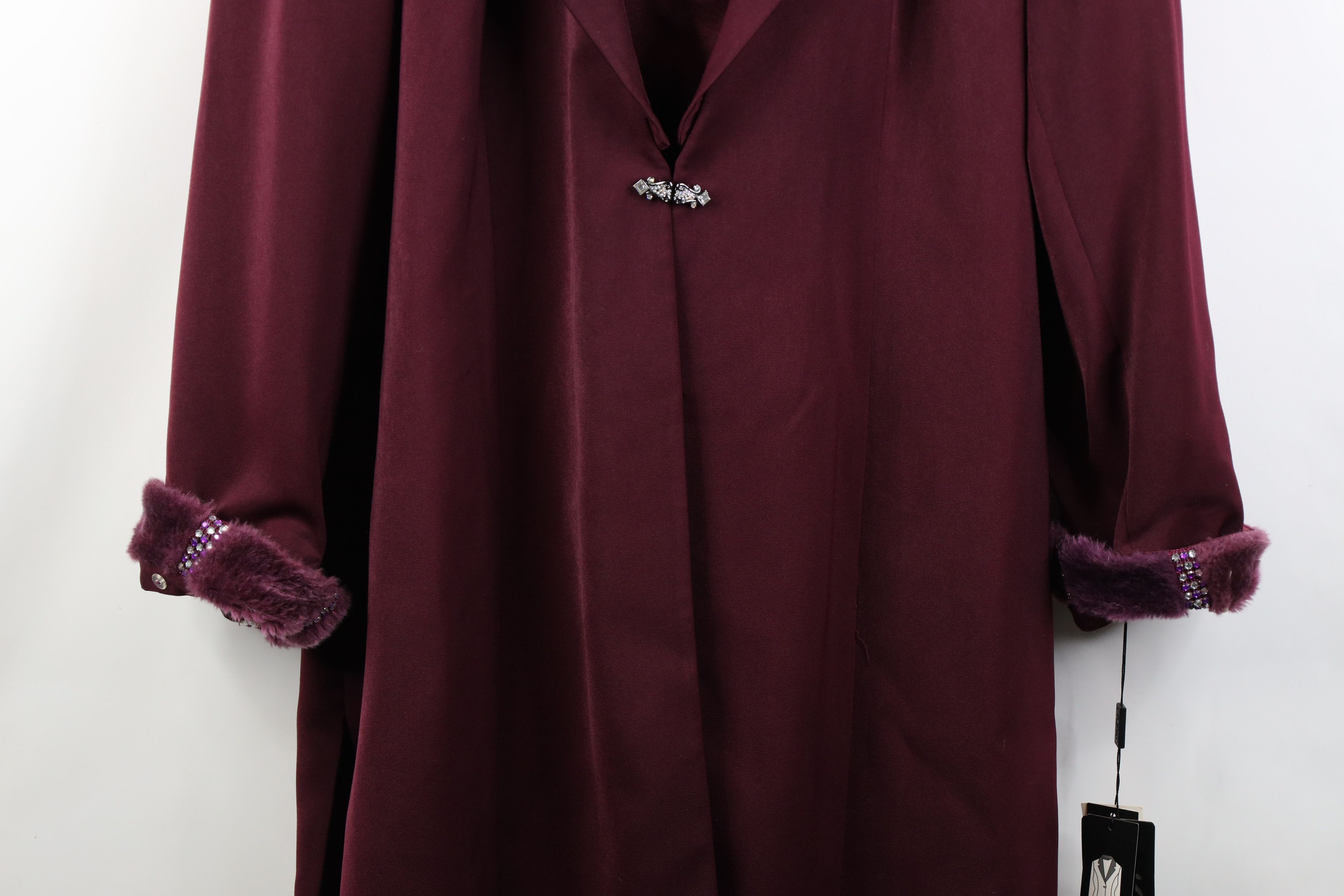 Vintage Deadstock Vintage 90s Streetwear Clasp Pennylane Jacket Coat Size 4XL / US 24-26 - 3 Thumbnail