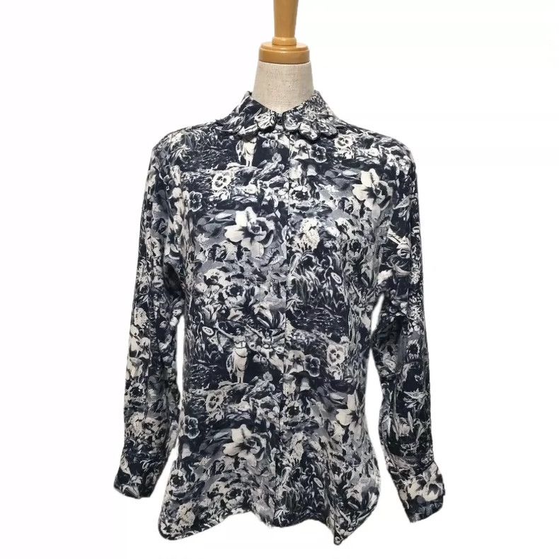 Kenzo KENZO 1980s used ink wash fairy petal collar Size M / US 6-8 / IT 42-44 - 4 Thumbnail